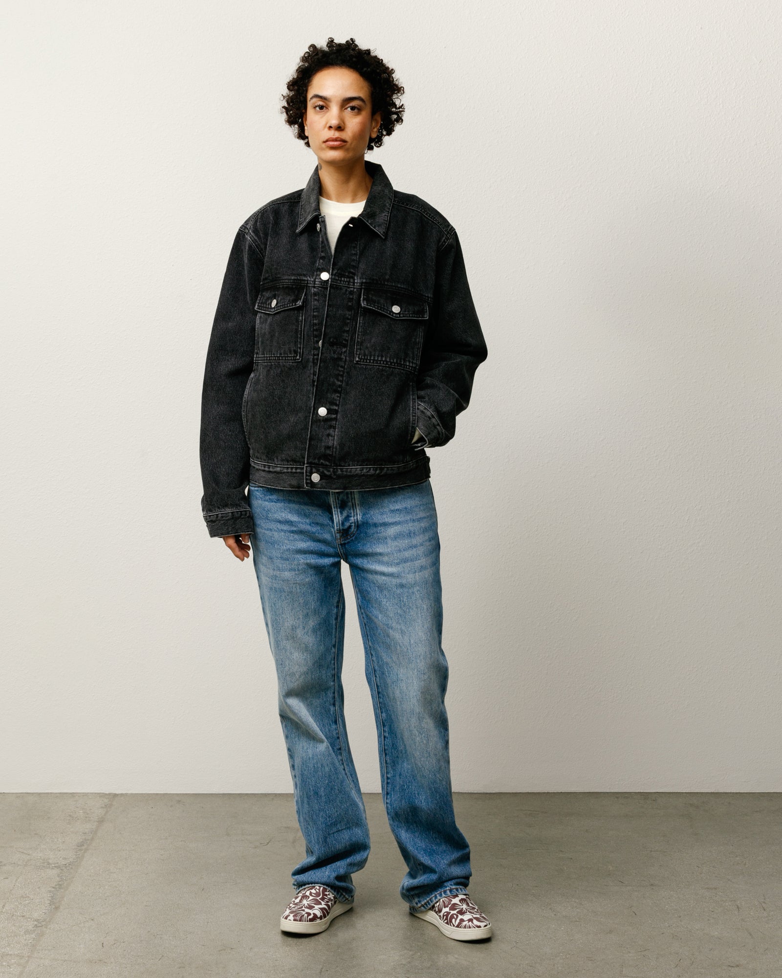 Lined Denim Trucker – Vintage Black | Outerwear | Stüssy Canada