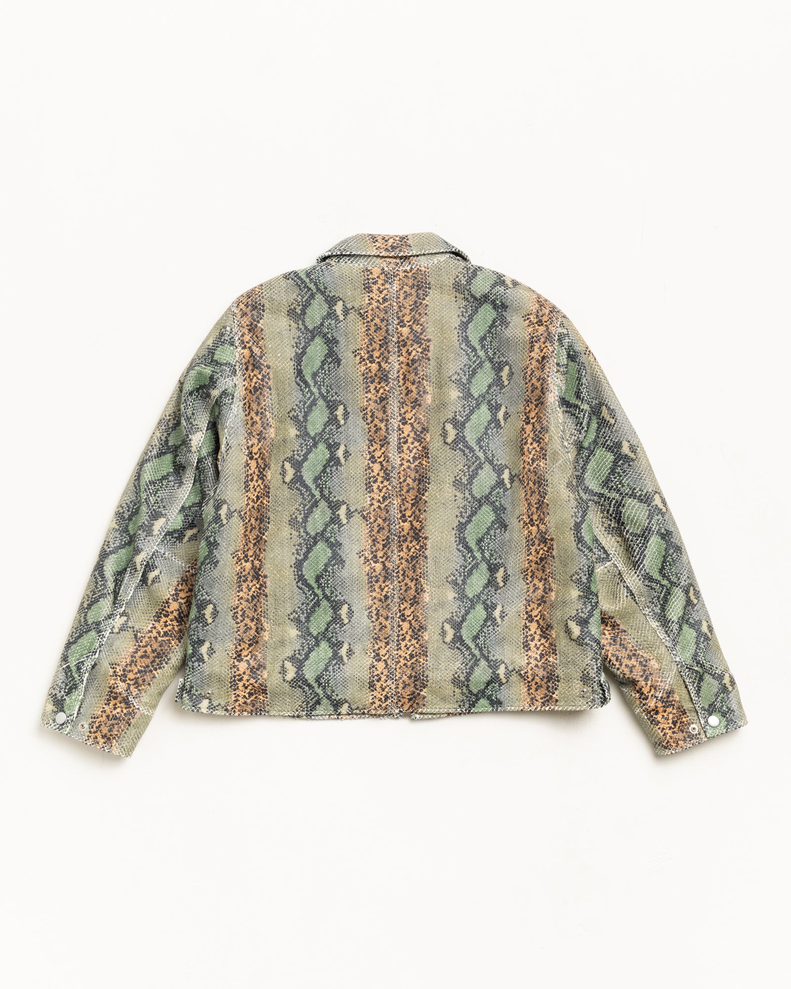 Garage Jacket Leather – Snake | Outerwear | Stüssy Canada