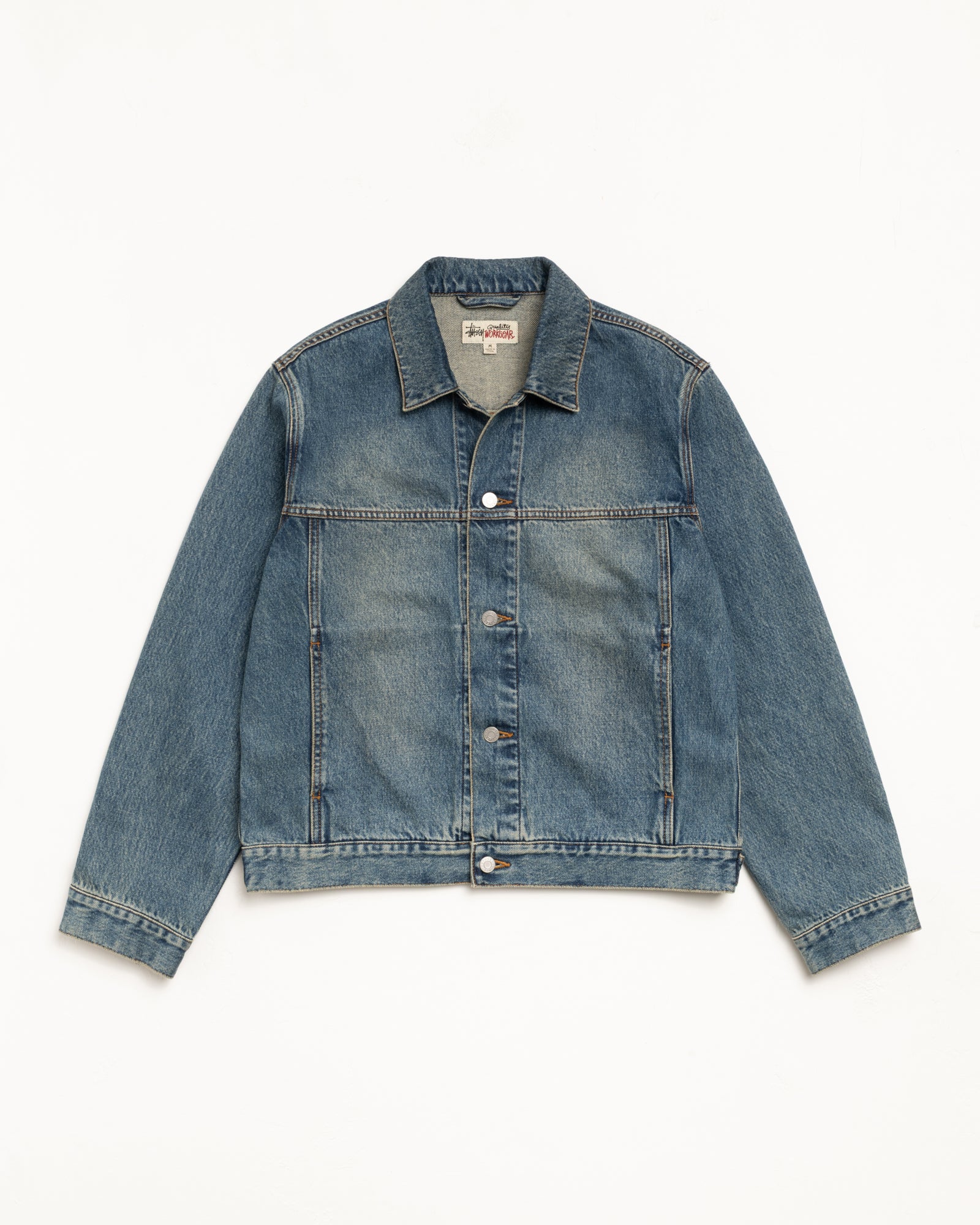 J*様 STUSSY TRUCKER JACKET DENIM Trucker Jacket Denim – Black | Outerwear | Stüssy UK