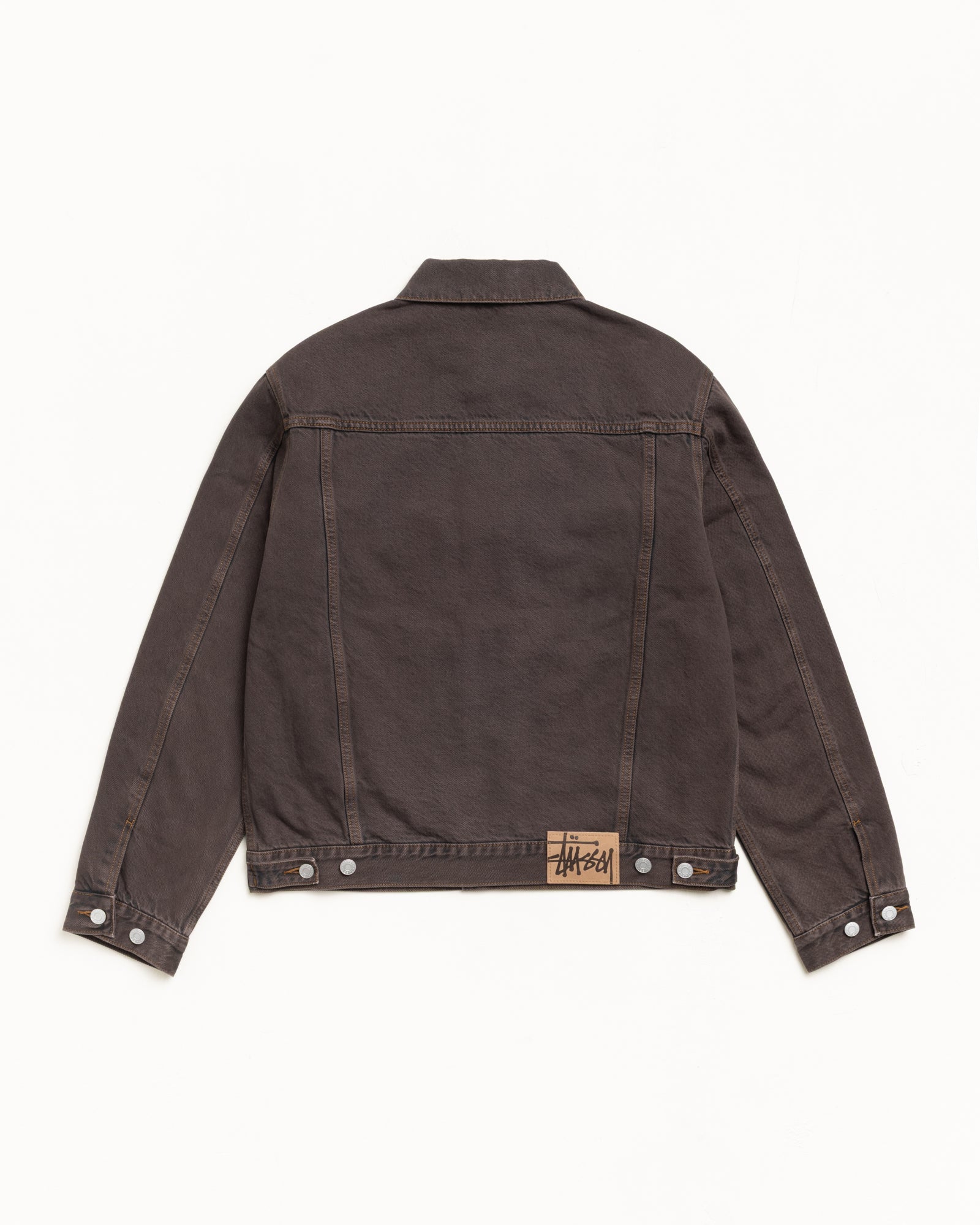 Lined Trucker Denim – Resin Wash Brown | Outerwear | Stüssy Canada