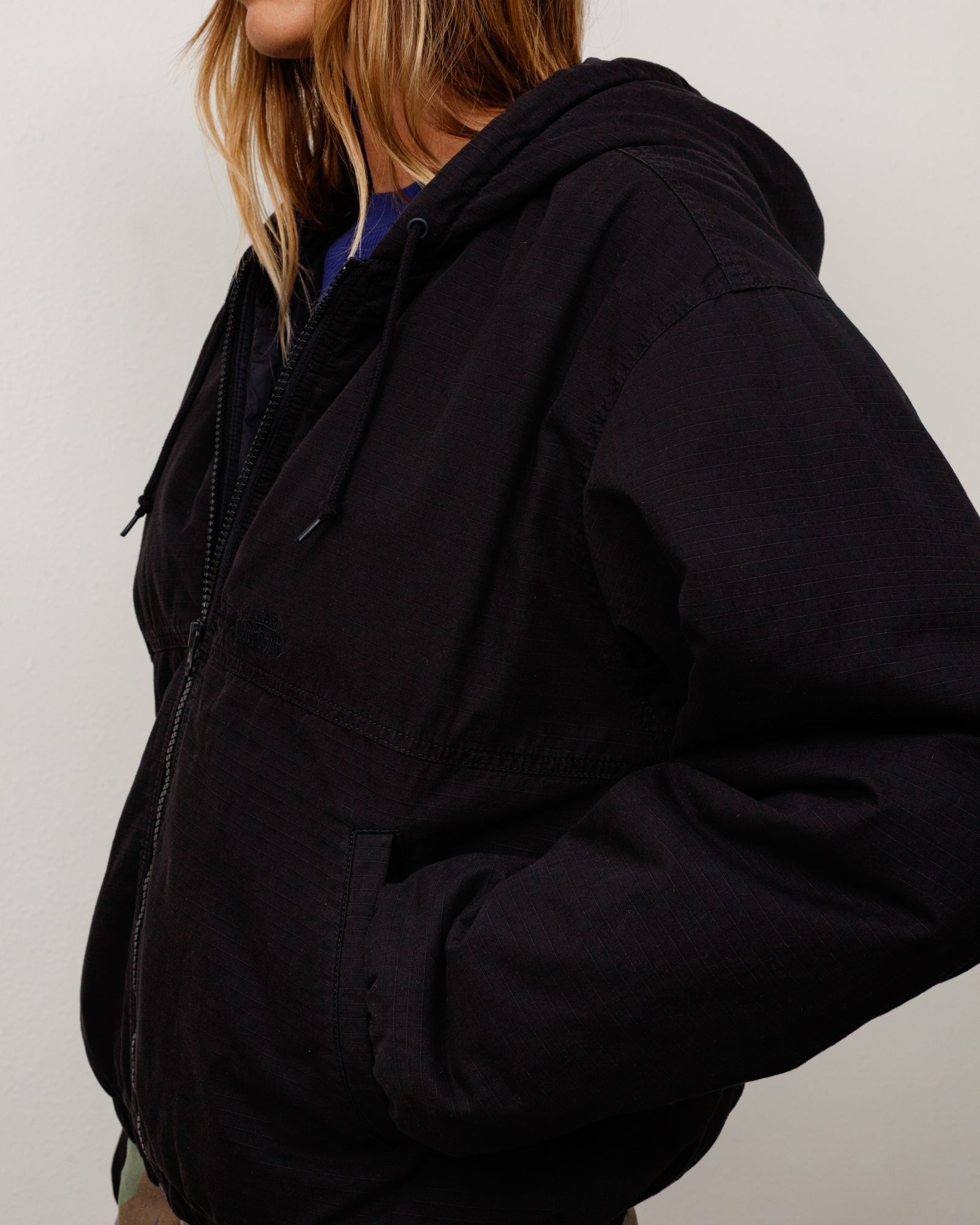 Ripstop Work Jacket - Black | Outerwear | Stüssy Canada