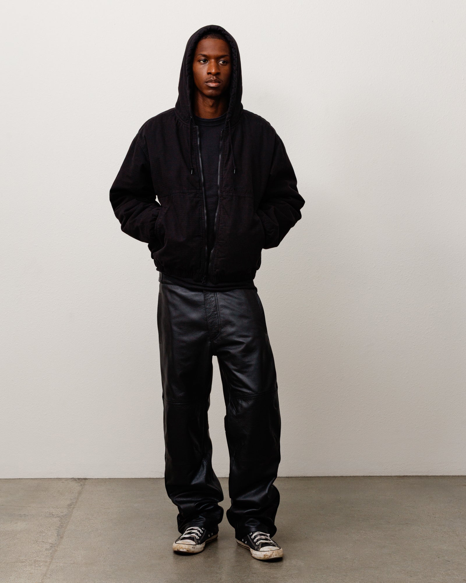 Ripstop Work Jacket - Black | Outerwear | Stüssy Canada