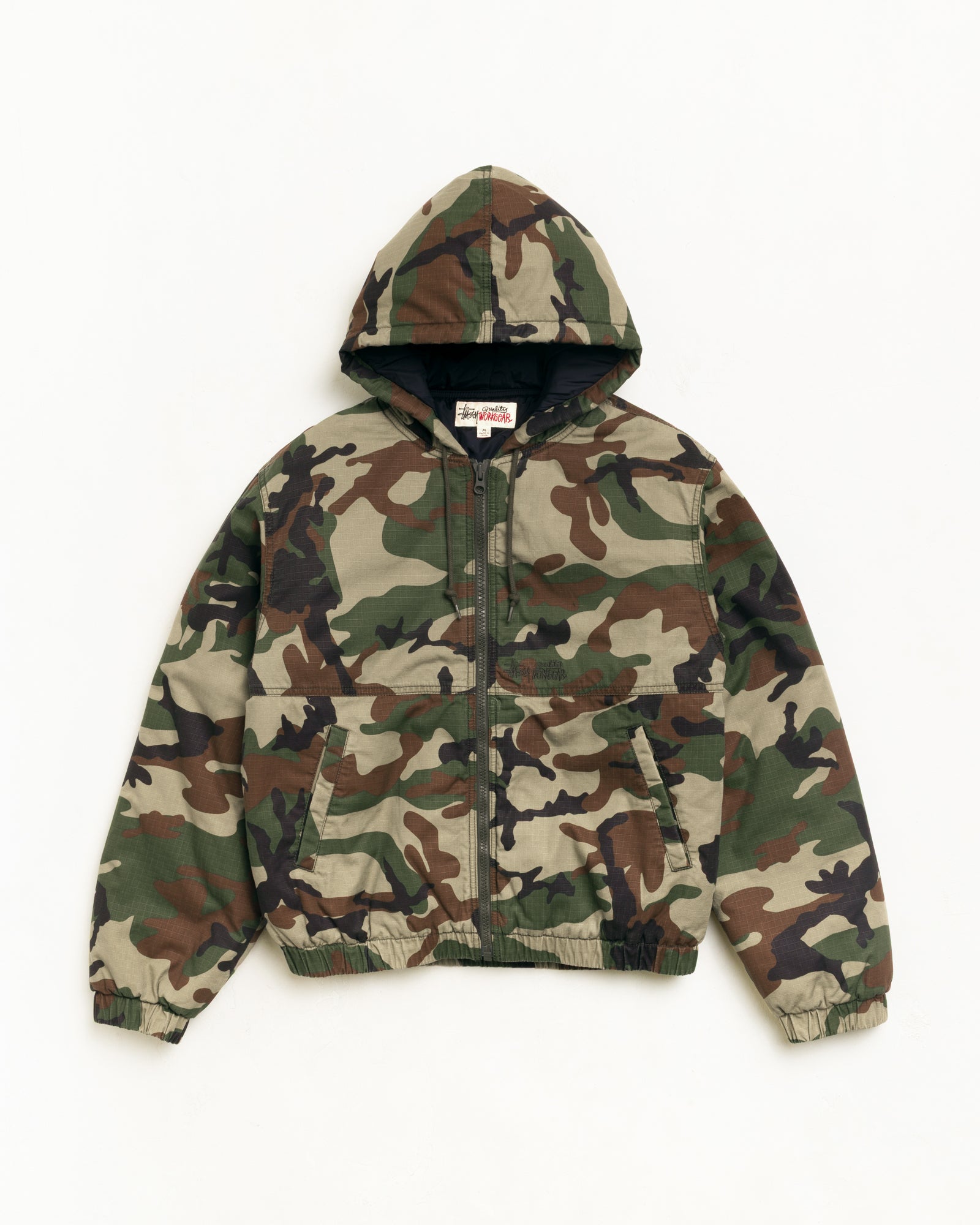 Ripstop Work Jacket - Woodland Camo | Outerwear | Stüssy Canada