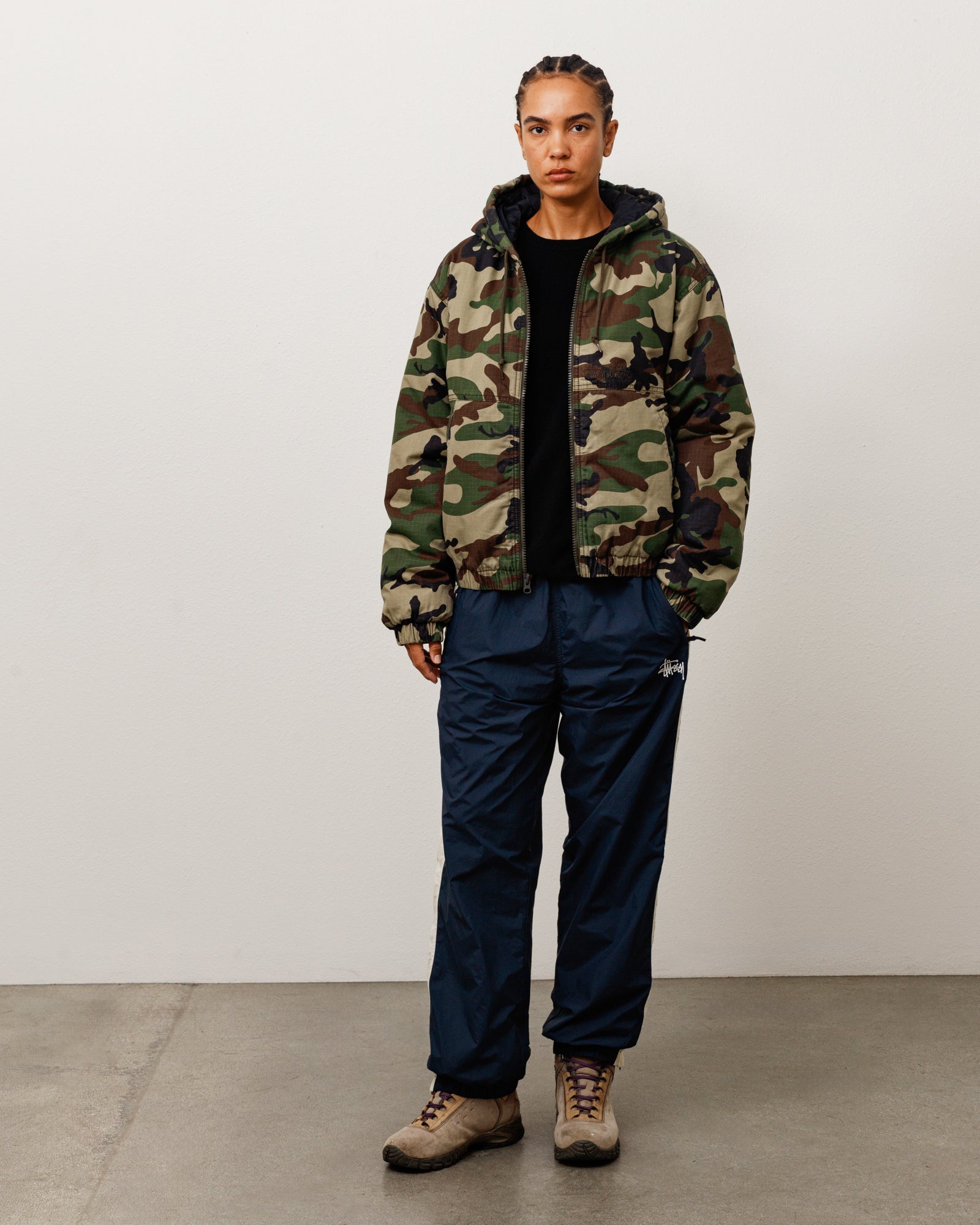 Ripstop Work Jacket - Woodland Camo | Outerwear | Stüssy Canada