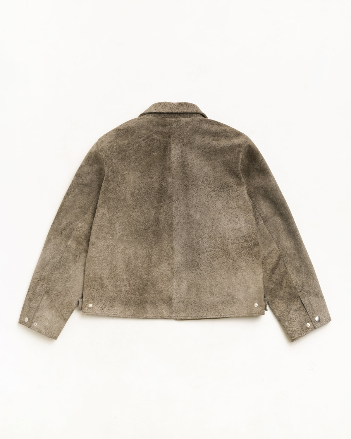 Garage Jacket Suede Unisex Long Sleeve In Suede