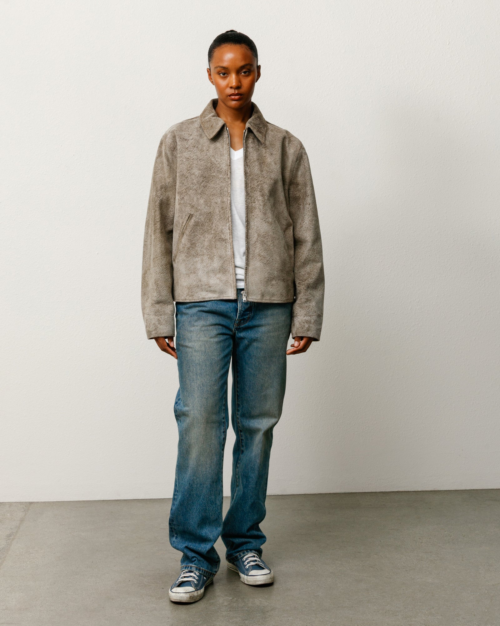 Garage Jacket Suede - Suede | Outerwear | Stüssy Canada