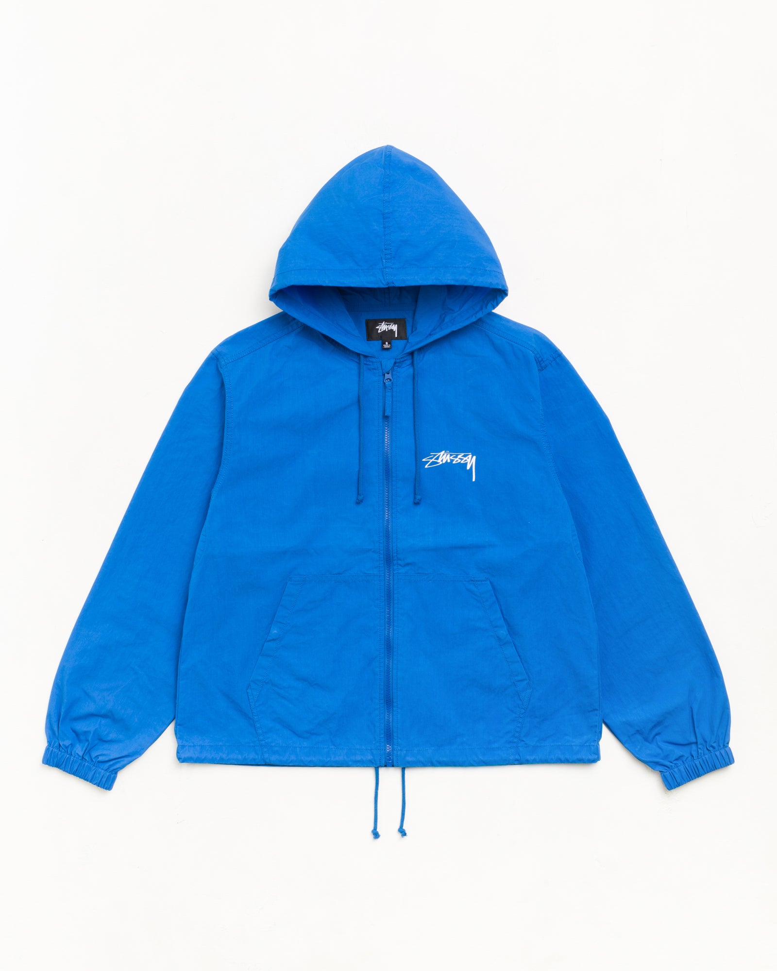 Waxed Cotton Beach Shell - Blue | Outerwear | Stüssy Canada