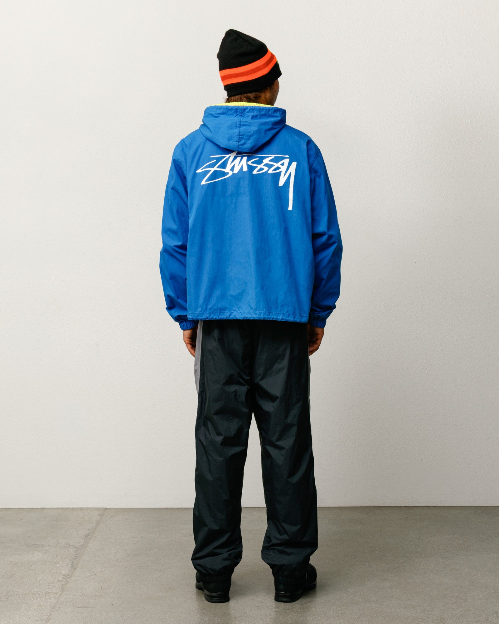Waxed Cotton Beach Shell - Blue | Outerwear | Stüssy Canada