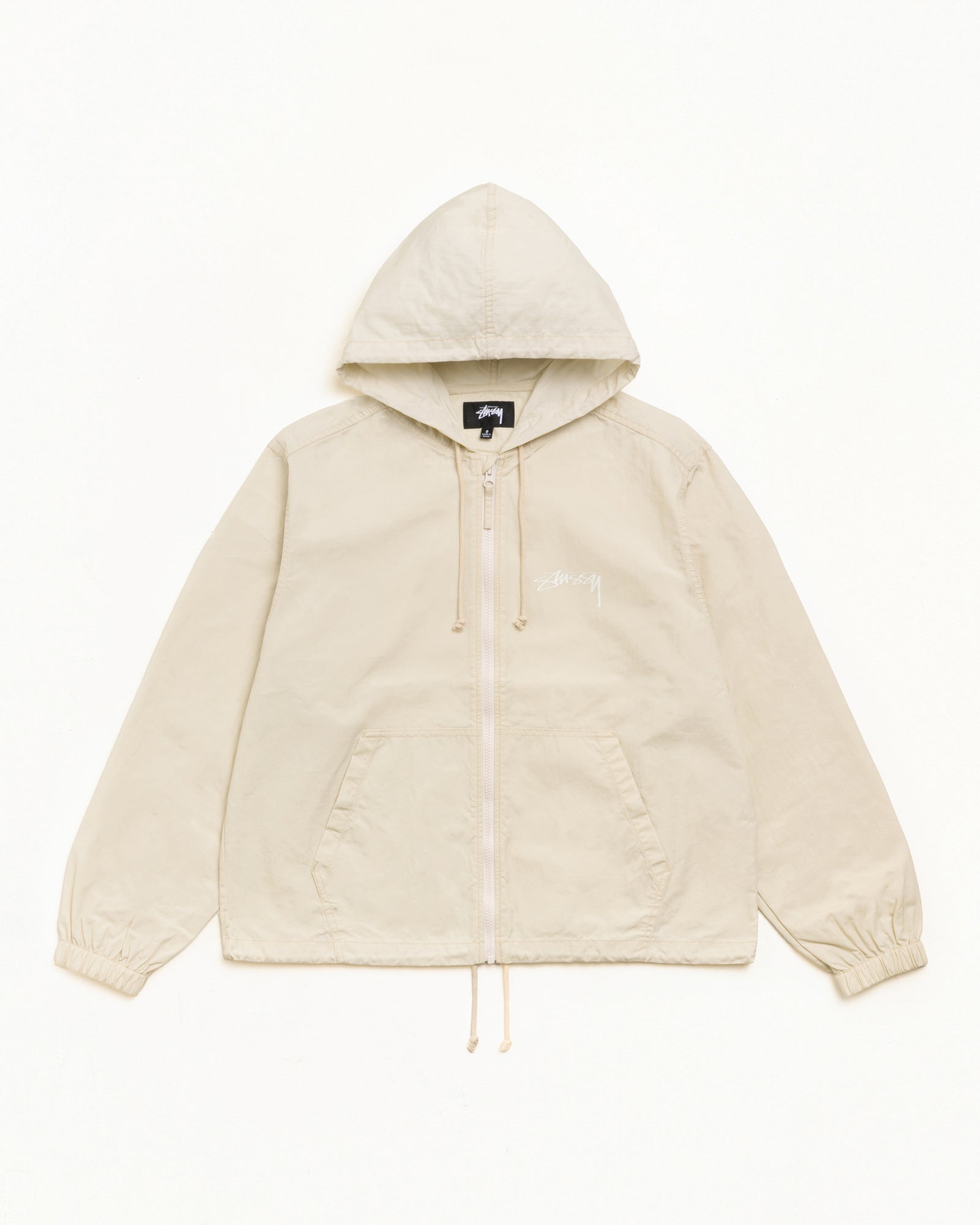 Waxed Cotton Beach Shell - Stone | Outerwear | Stüssy Canada