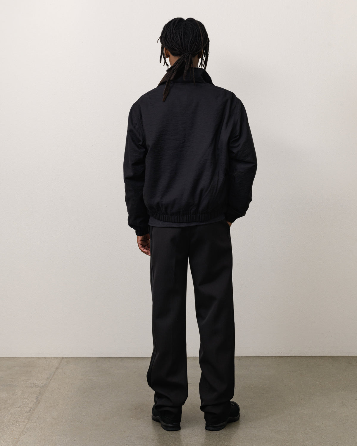 Swing Jacket Unisex Long Sleeve In Black