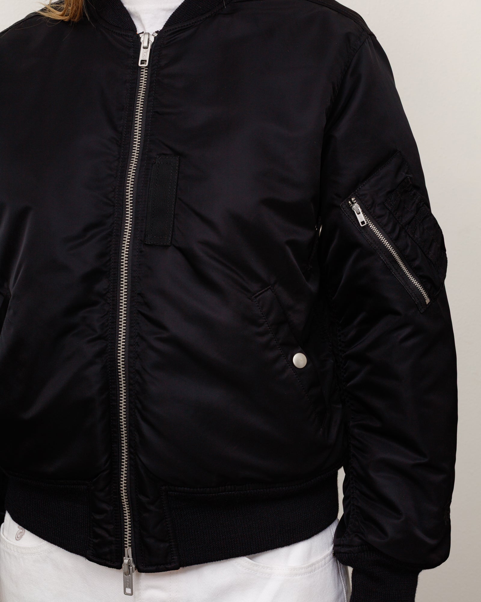 STUSSY ブラック MA-1ジャケット MA-1 Bomber Jacket - Black | Outerwear | Stüssy Canada