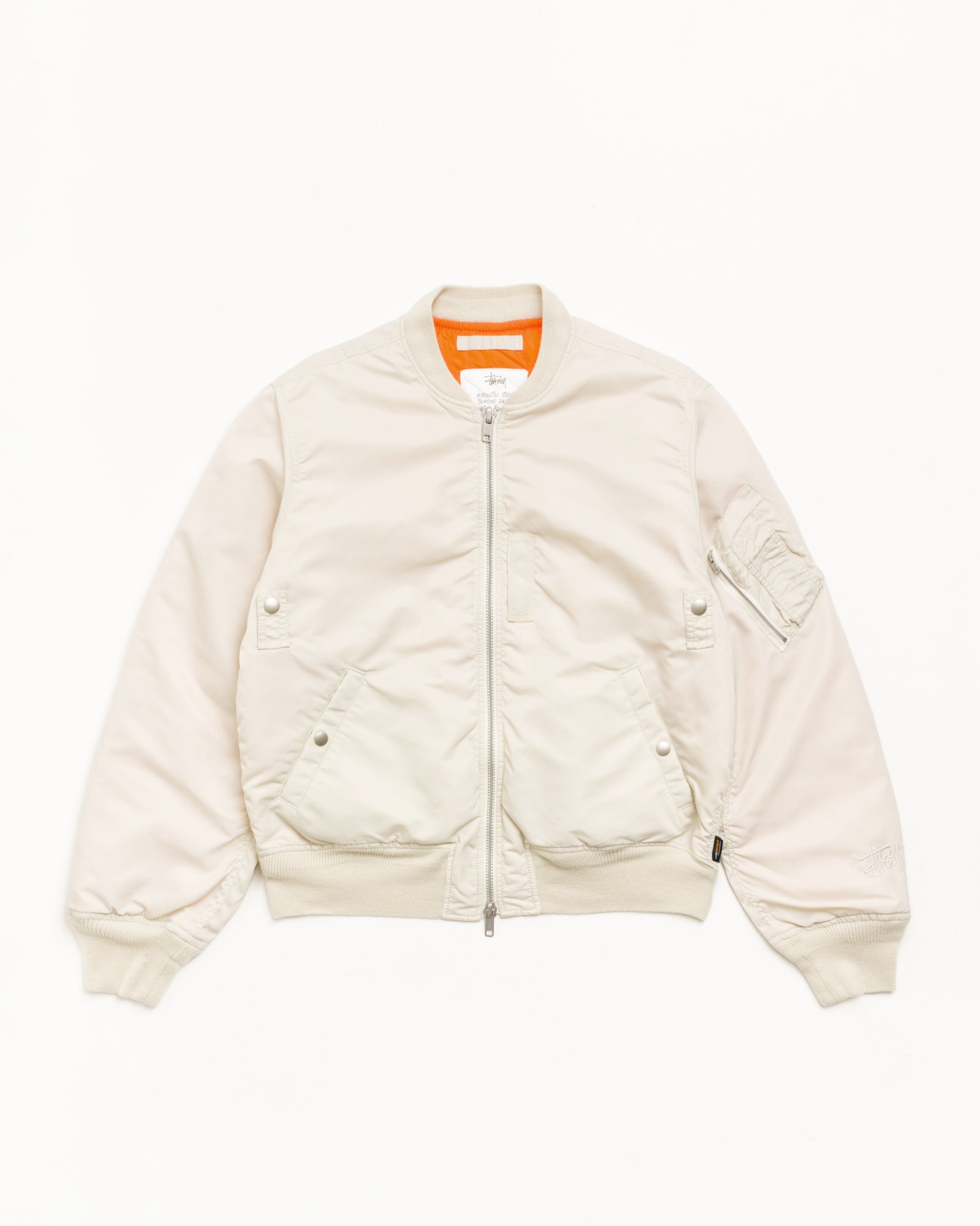 MA-1 Bomber Jacket - Bone | Outerwear | Stüssy Canada