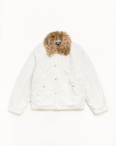 Convertible Deck Jacket Unisex Long Sleeve In Bone
