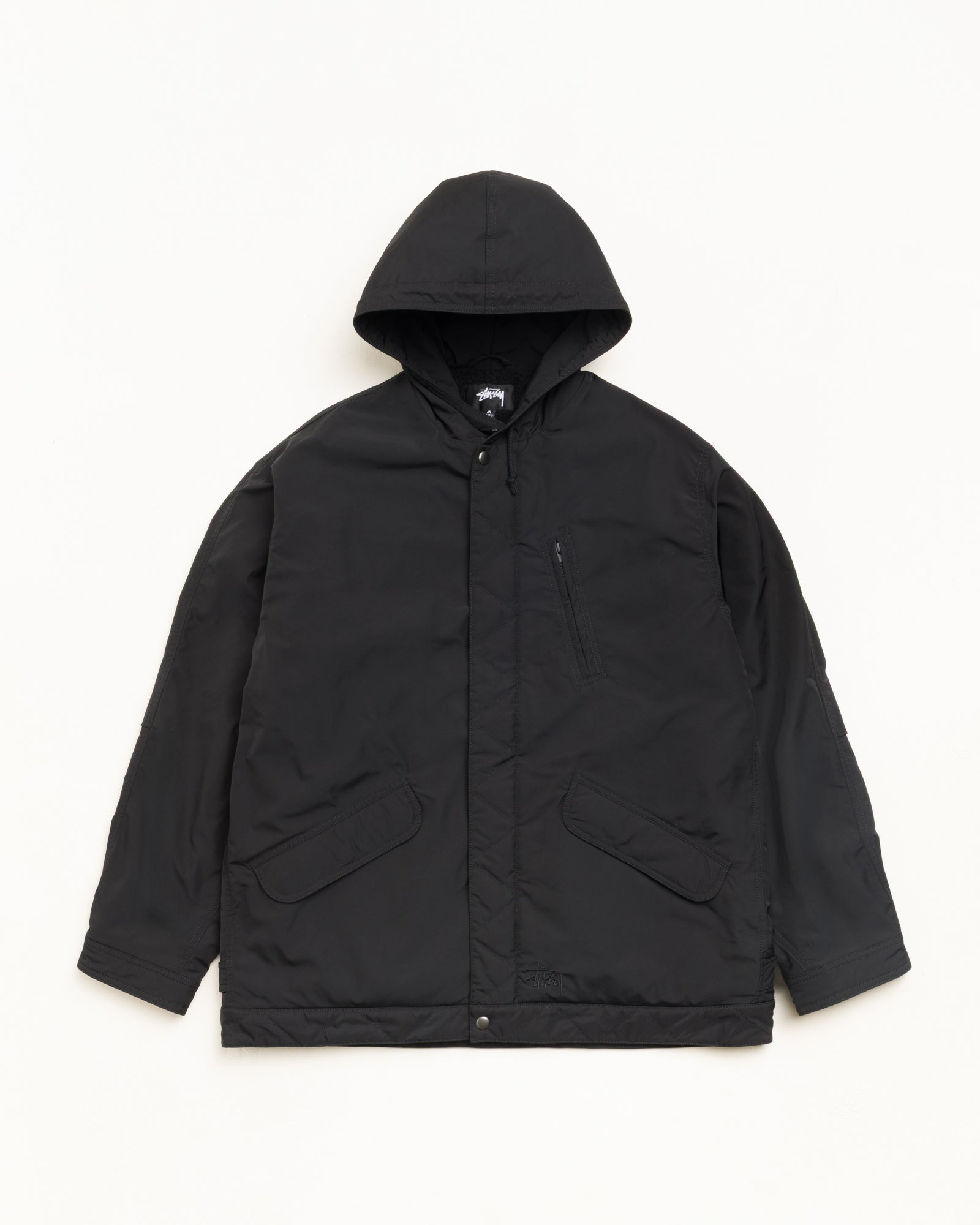 Flight Parka - Black | Outerwear | Stüssy Canada