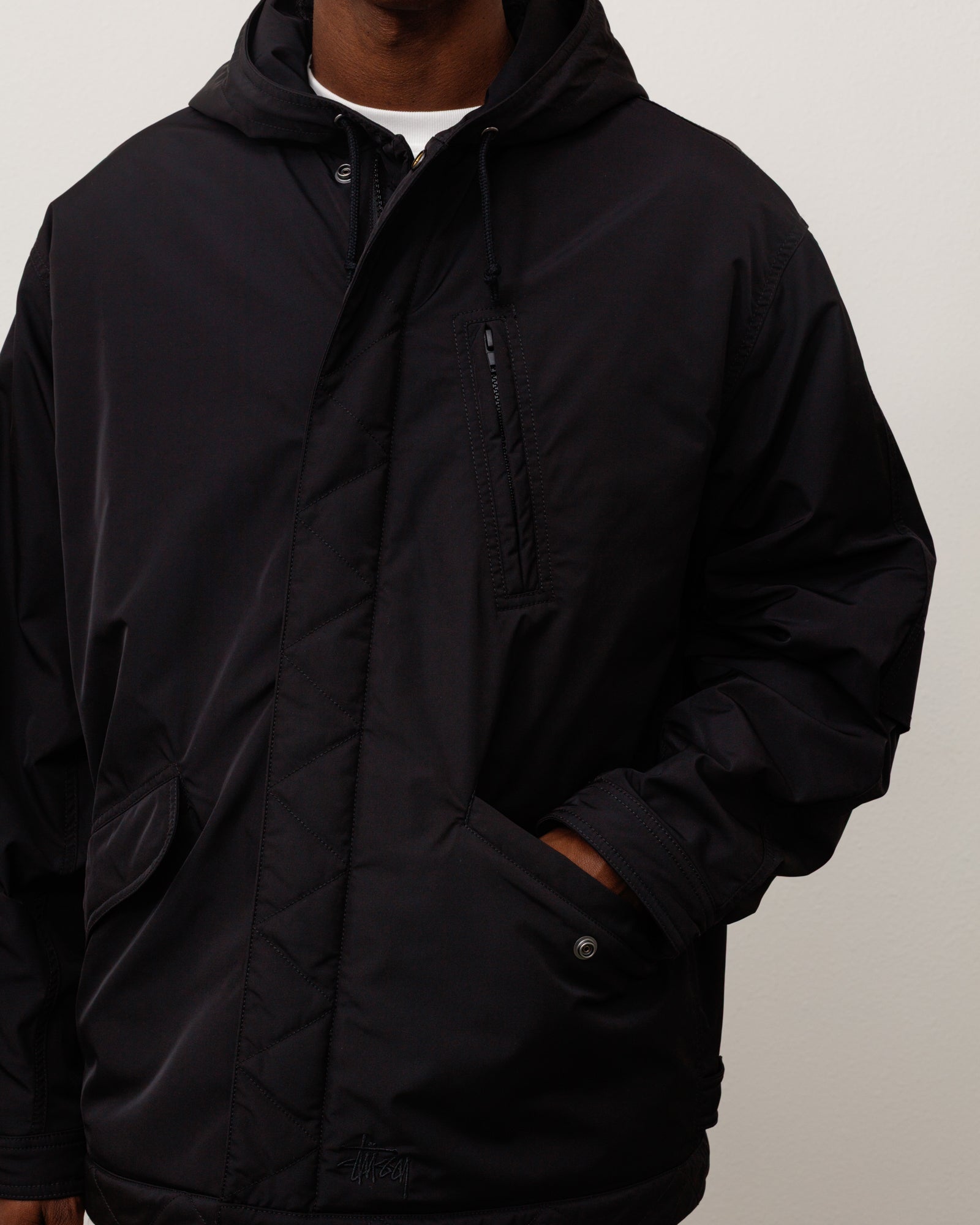 Flight Parka - Black | Outerwear | Stüssy Canada