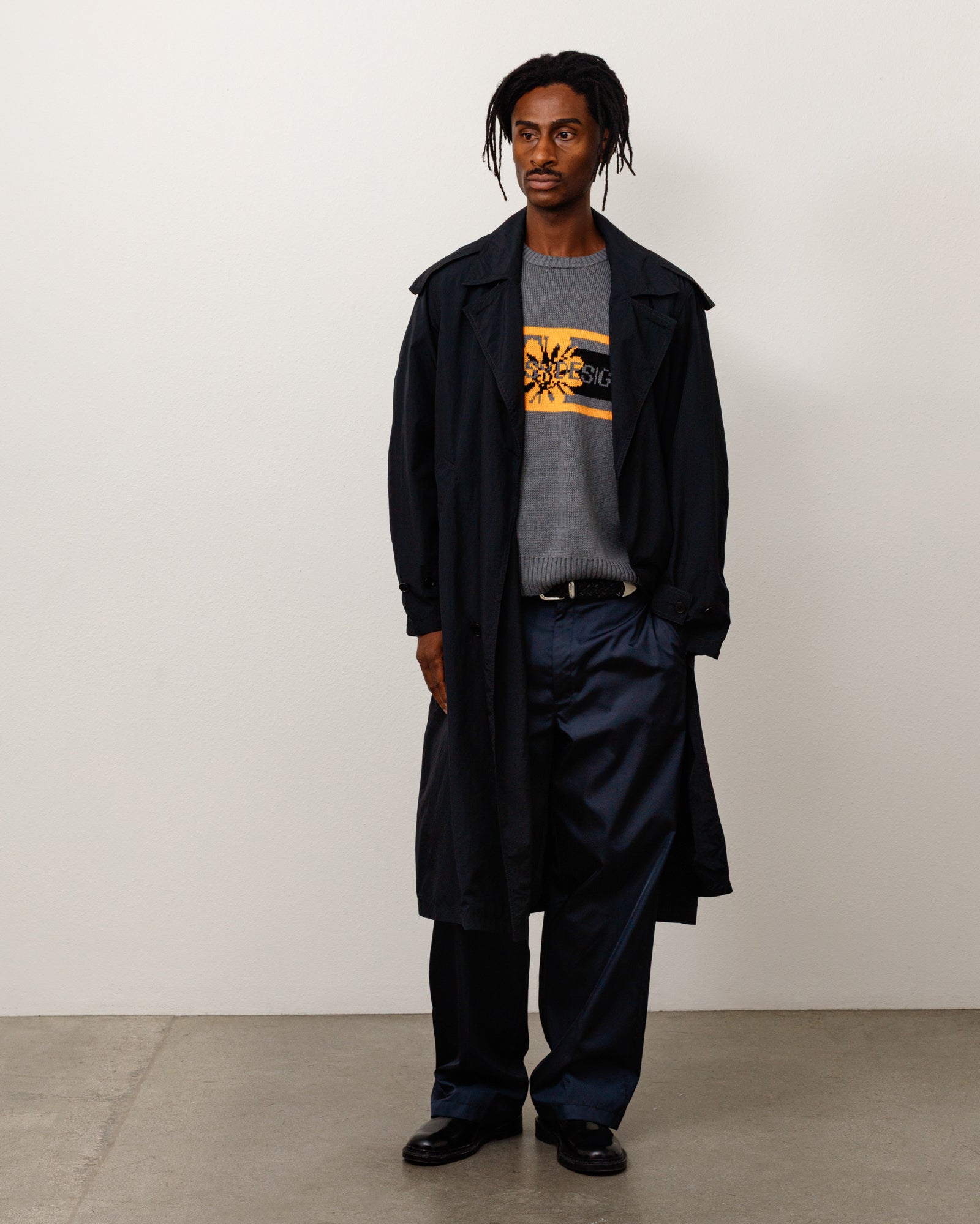 Ultra Lightweight Nylon Trench – Black | Outerwear | Stüssy Canada