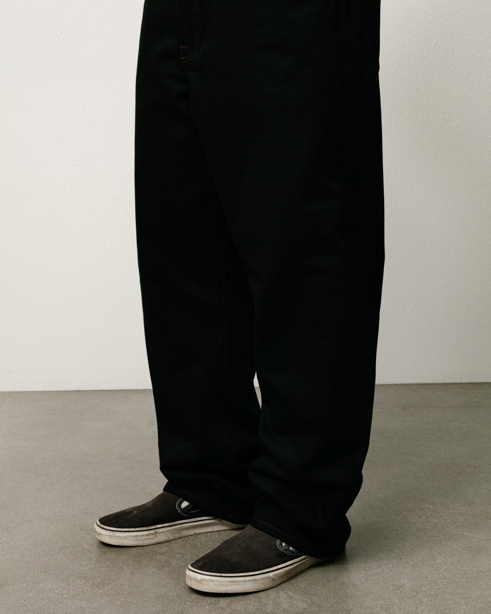 Big Ol' Jean Denim - Raw Black Contrast Stitch | Denim | Stüssy Canada