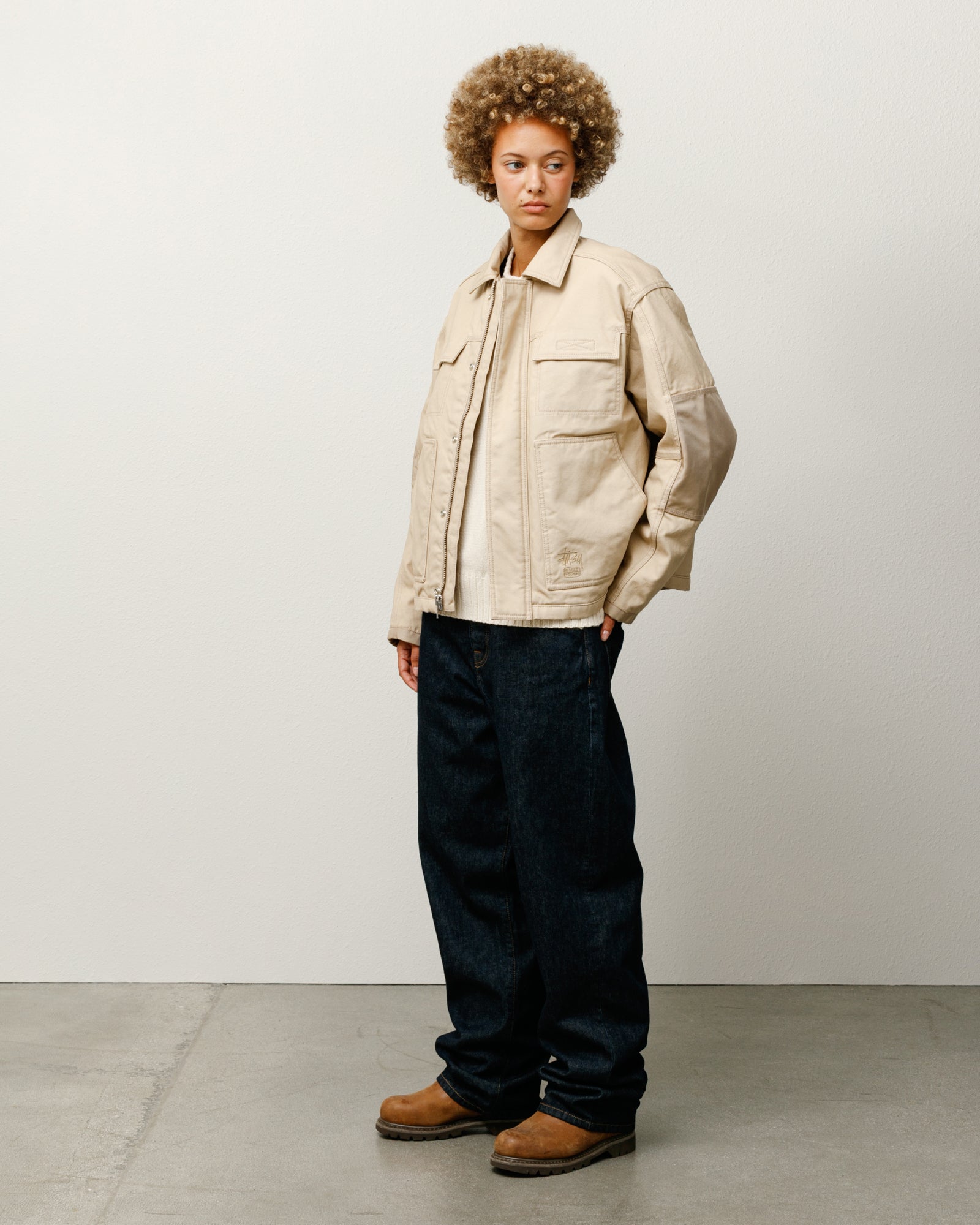 Big Ol Jean Denim Mens Regular In Rinsed Indigo