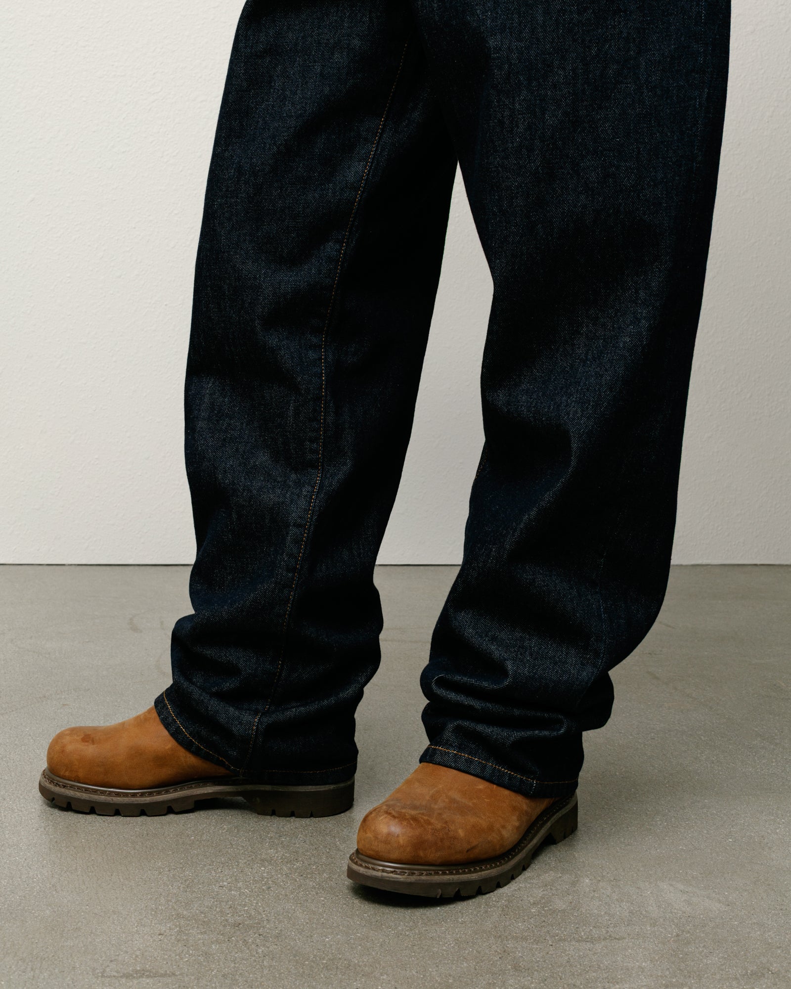 Big Ol Jean Denim Mens Regular In Rinsed Indigo