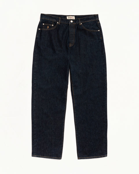 Big Ol Jean Denim Unisex In Rinsed Indigo