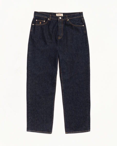 Big Ol Jean Denim Mens Regular In Rinsed Indigo