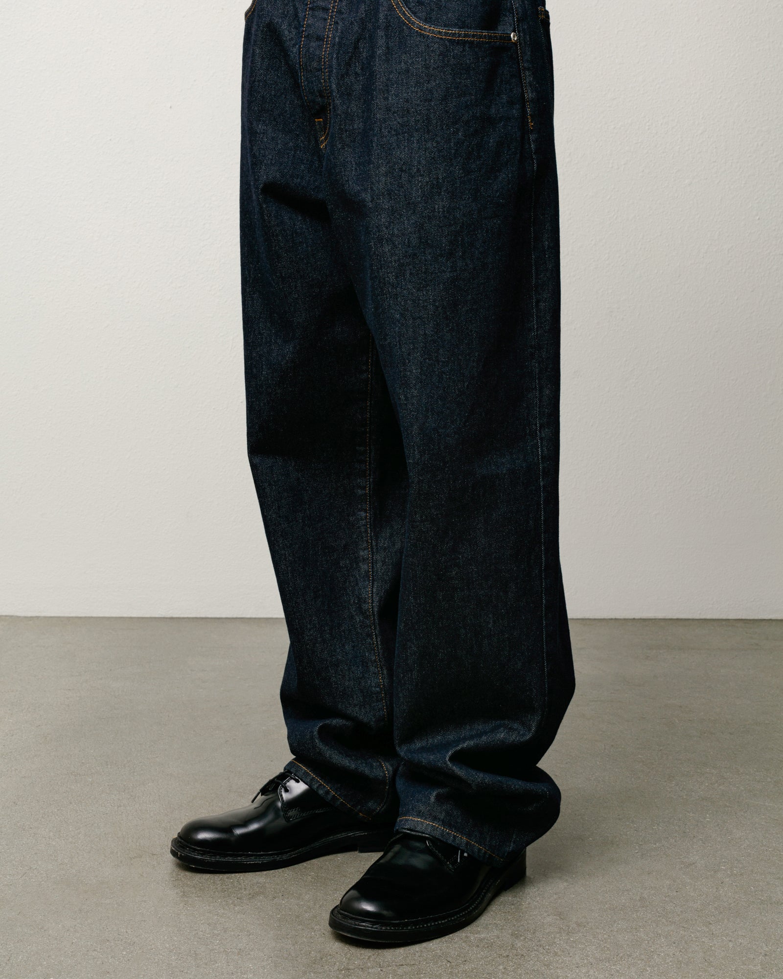 Big Ol Jean Denim Unisex In Rinsed Indigo