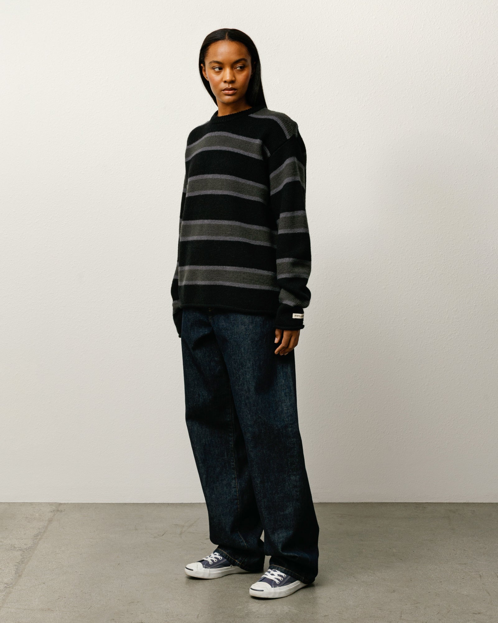 パンツ Novel SS25 Novelist Roll-up Denim black Big Ol' Jean Denim – Rinsed Indigo | Pants | Stüssy Canada