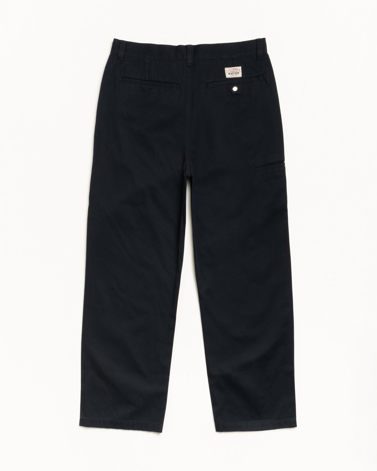 CHINO WORK PANT WORKGEAR TROUSER TWILL Chino Twill Work Trousers in Black – Blue Owl Workshop