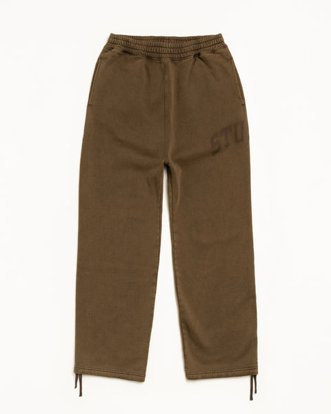 Faded Graphic Fleece Pant Unisex In Olive