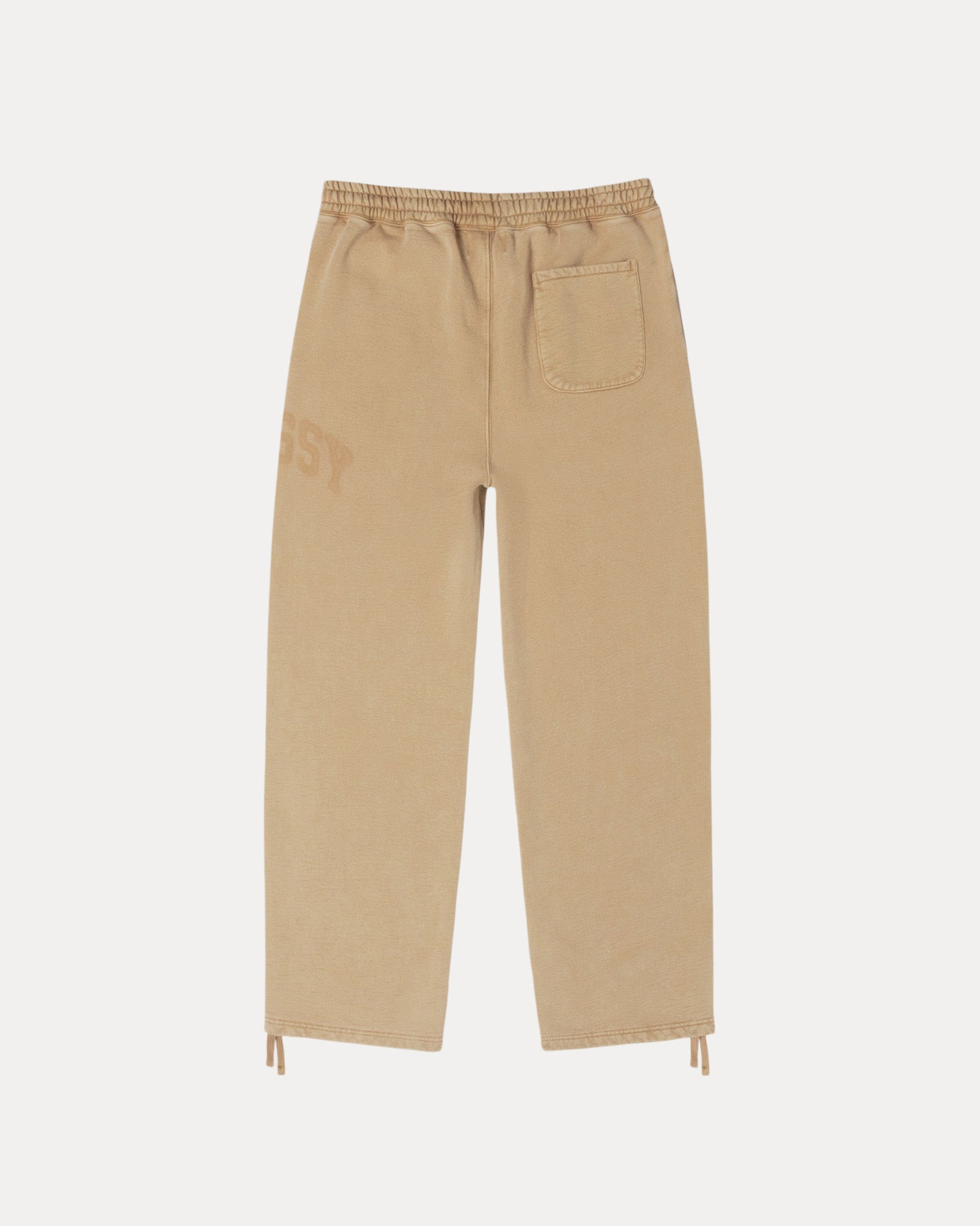 Faded Graphic Fleece Pant Mens Regular In Washed Beige