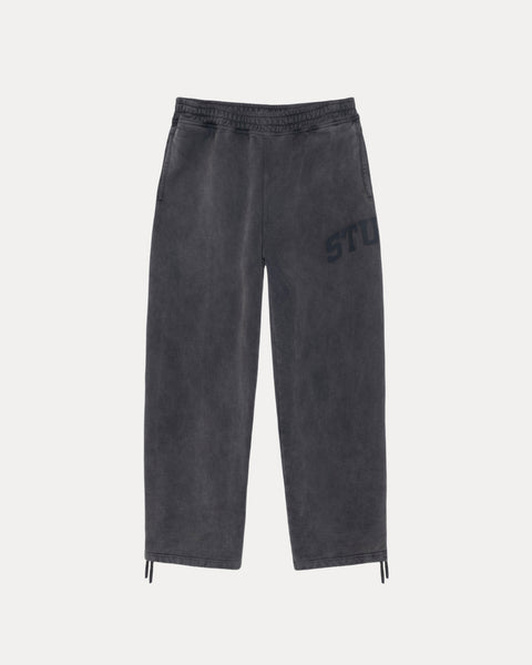 Faded Graphic Fleece Pant Mens Regular In Washed Black