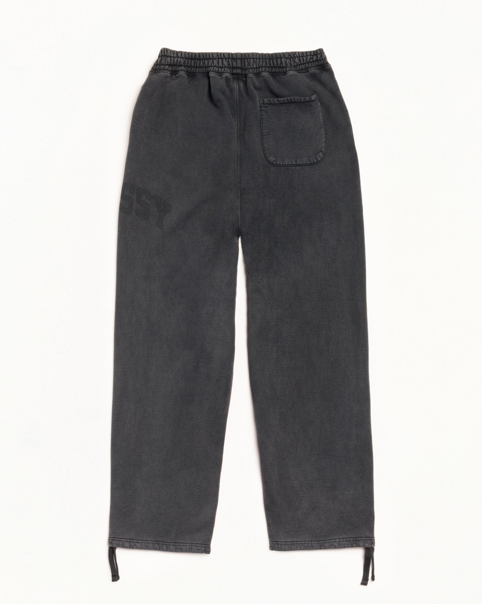 Faded Graphic Fleece Pant Unisex In Washed Black