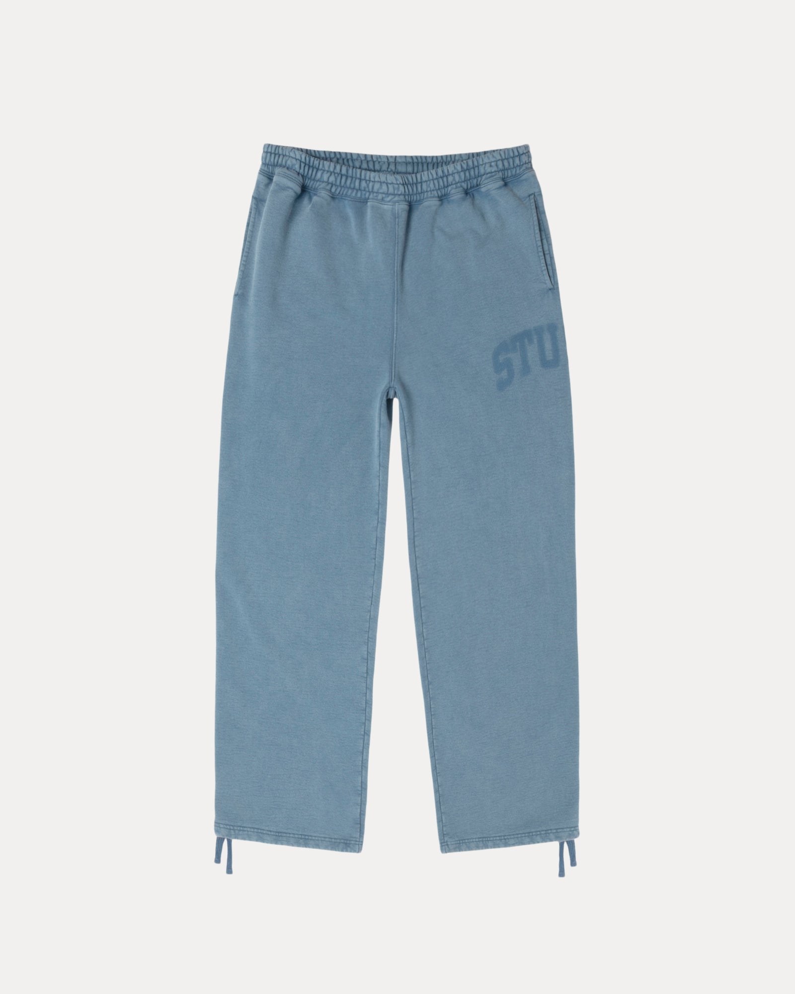 Faded Graphic Fleece Pant Mens Regular In Washed Navy