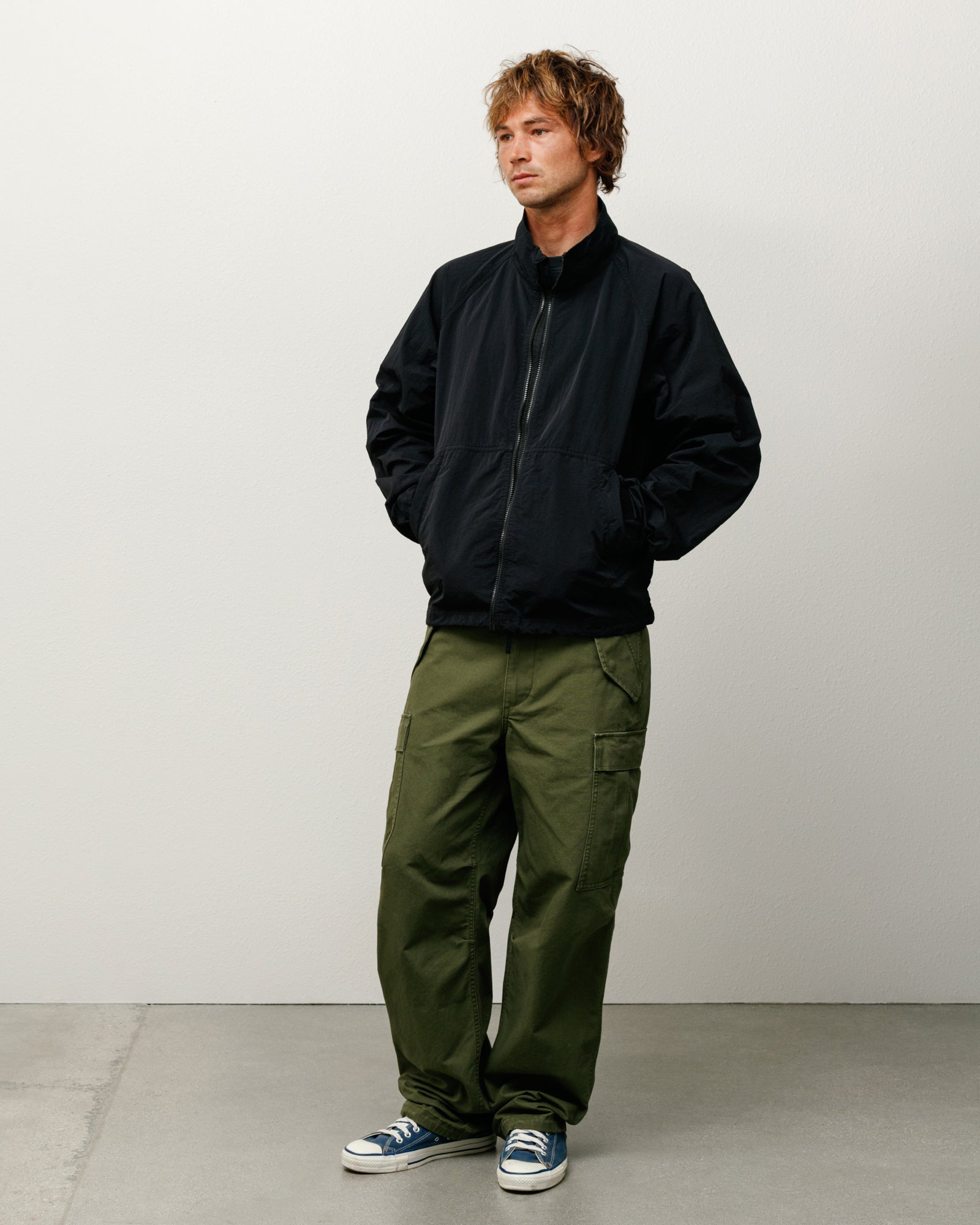 Military Cargo Pant Ripstop Mens Regular In Olive Green