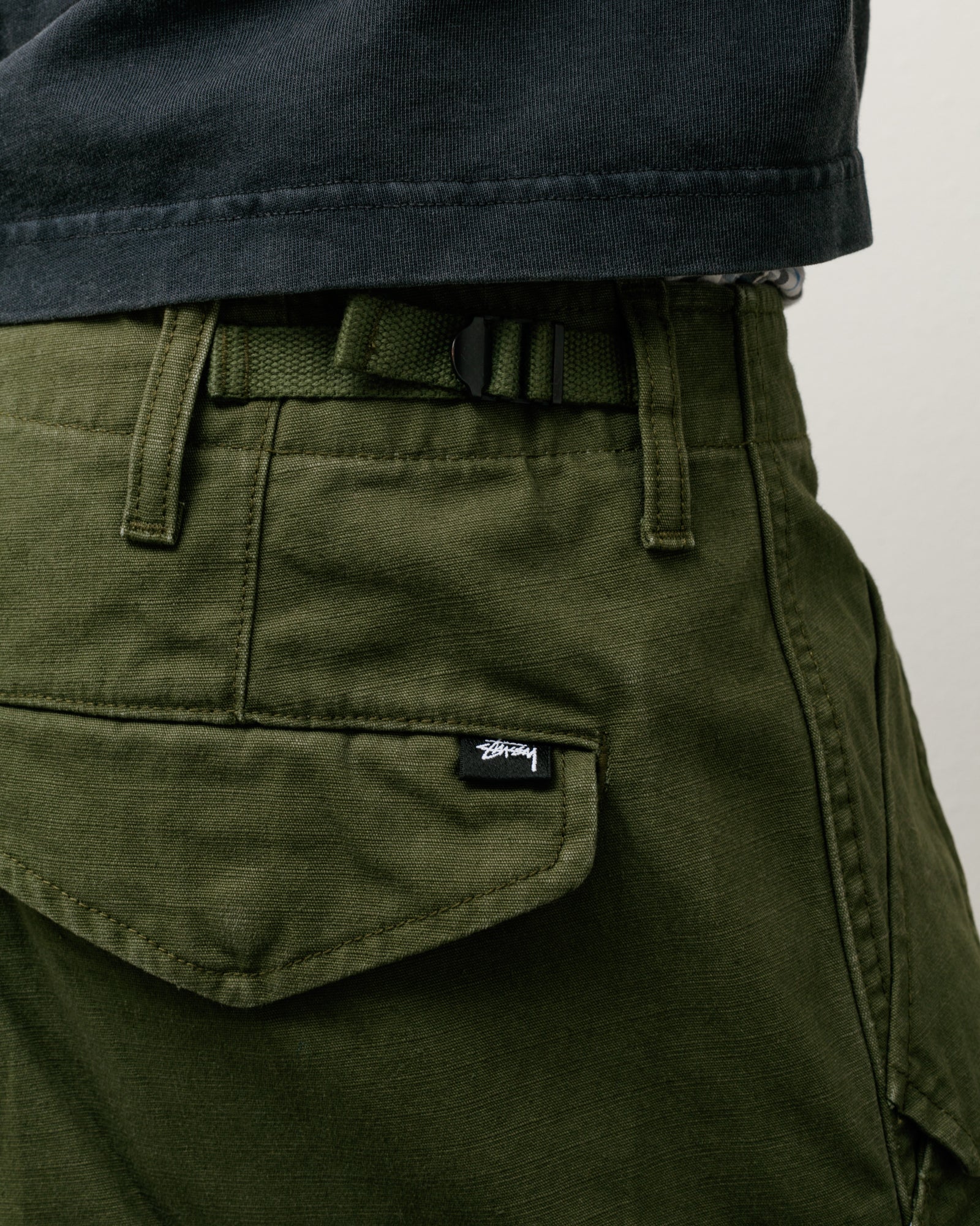 Military Cargo Pant Ripstop Mens Regular In Olive Green