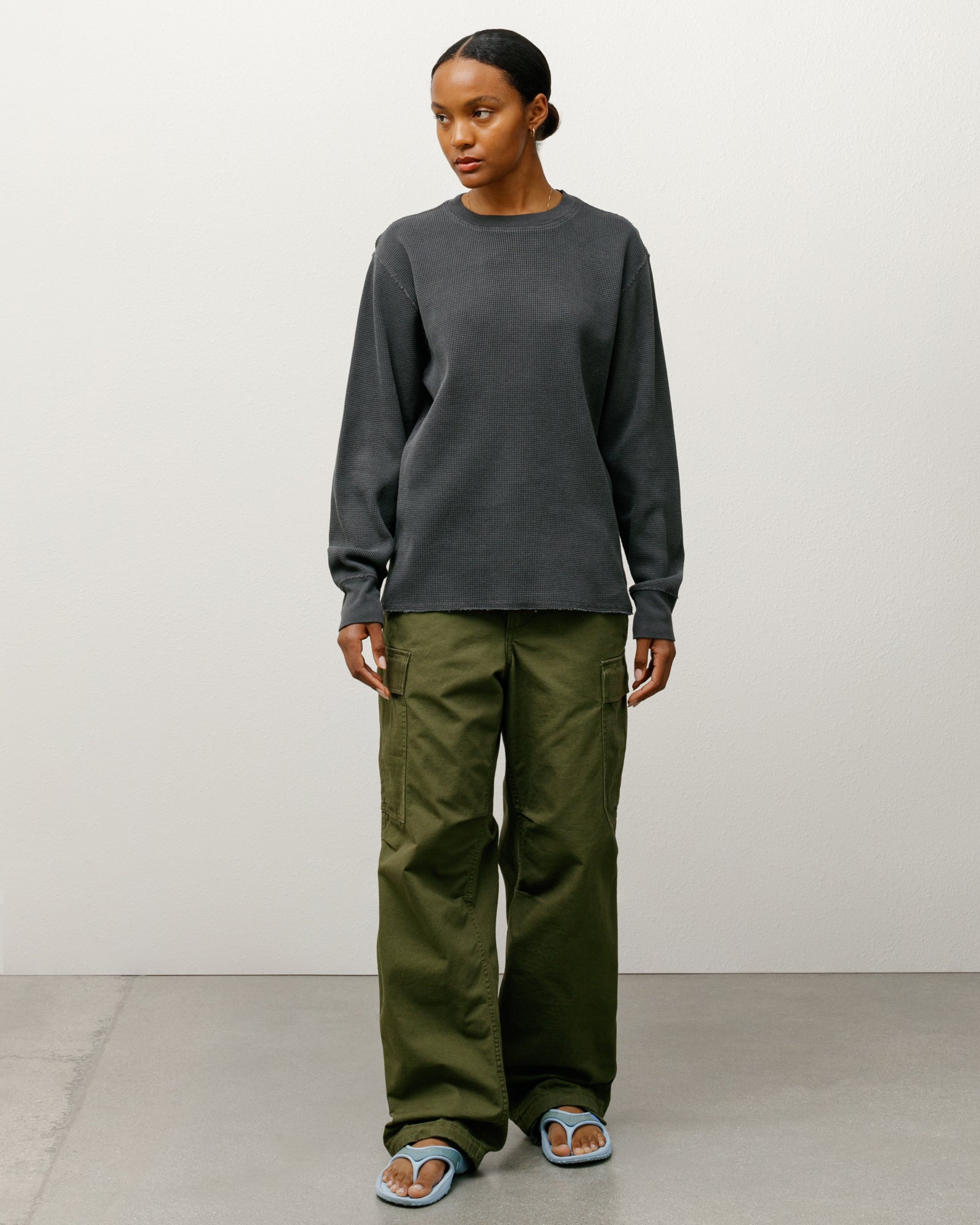 Military Cargo Pant Ripstop Mens Regular In Olive Green