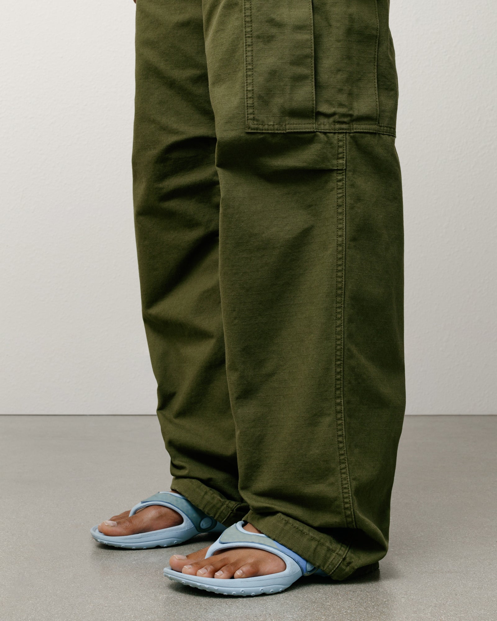 Military Cargo Pant Ripstop Mens Regular In Olive Green