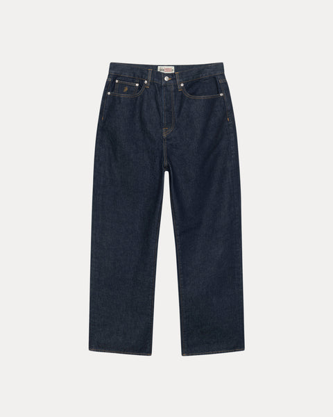 Relaxed Jeans Denim Mens Regular In Rinsed Indigo