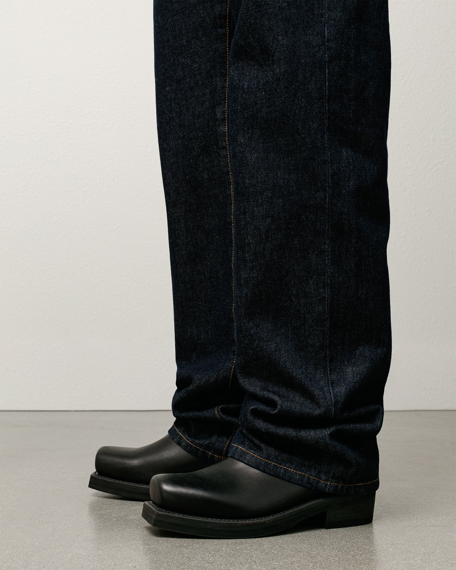 Relaxed Jeans Denim Mens Regular In Rinsed Indigo