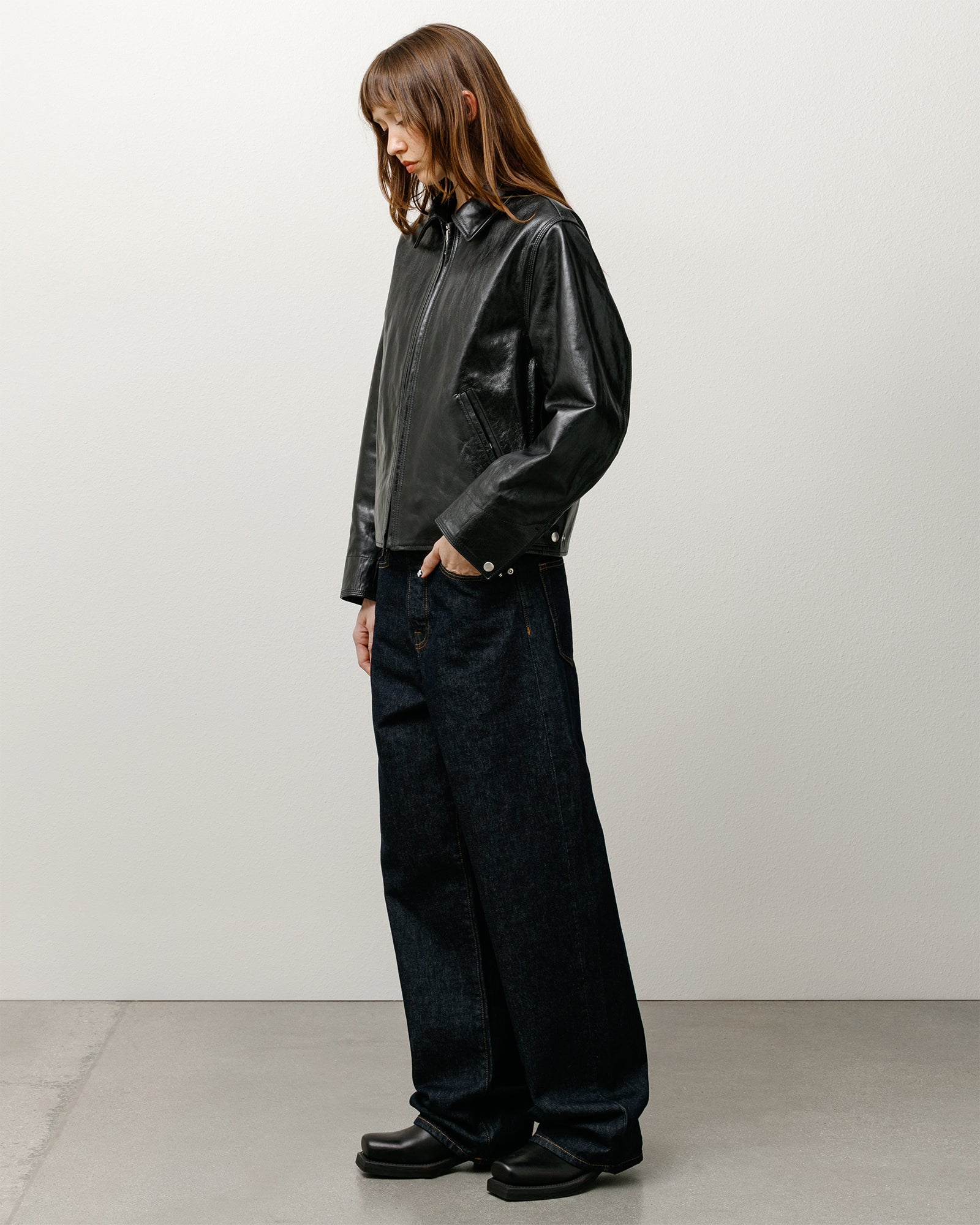 Relaxed Jeans Denim Mens Regular In Rinsed Indigo