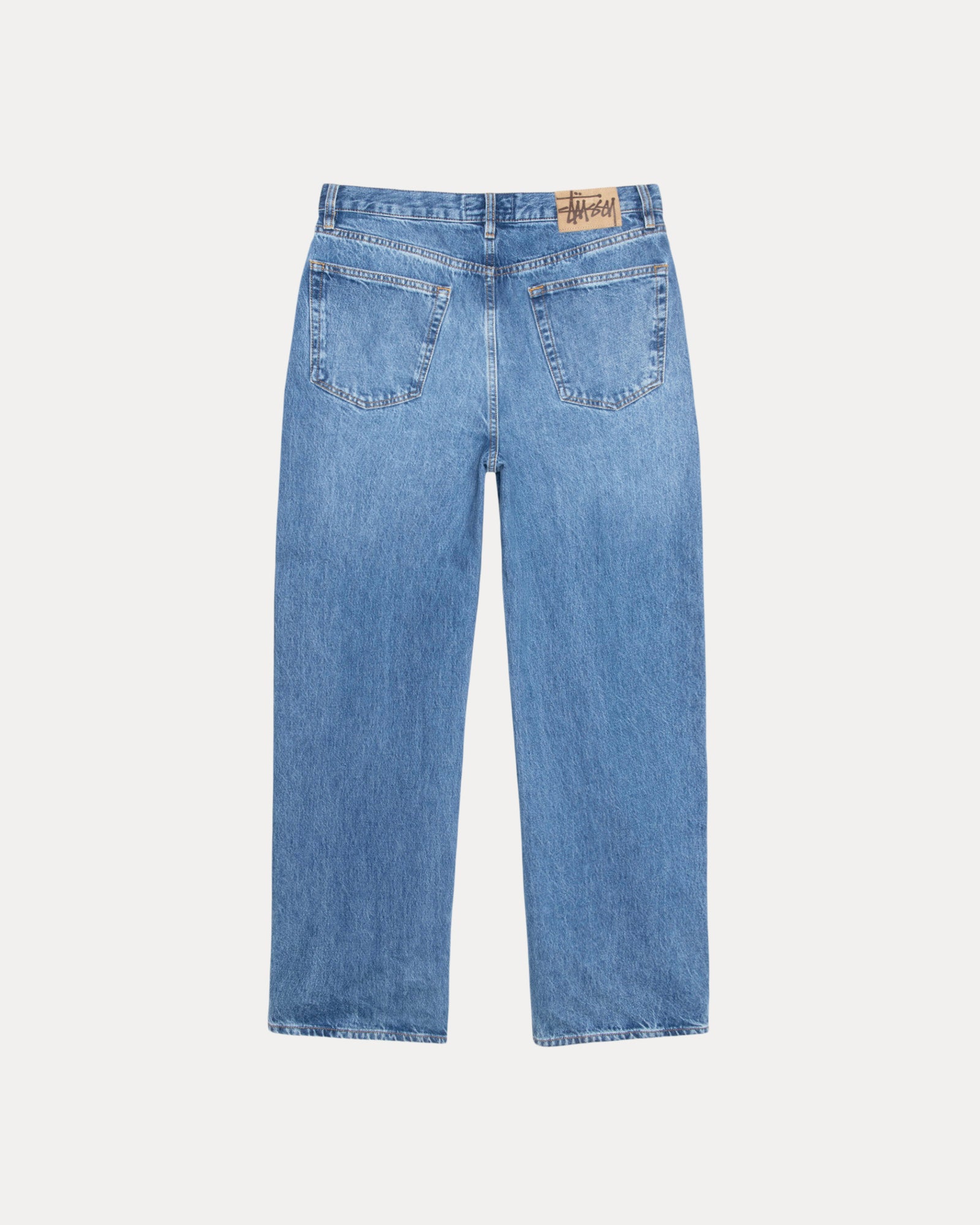 New Classic Jeans Denim Mens Regular In Medium Blue