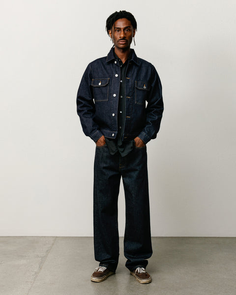 New Classic Jean Denim Unisex In Rinsed Indigo