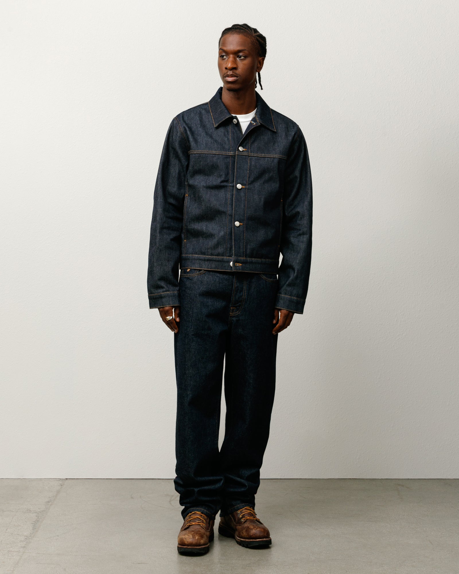 New Classic Jeans Denim Mens Regular In Rinsed Indigo