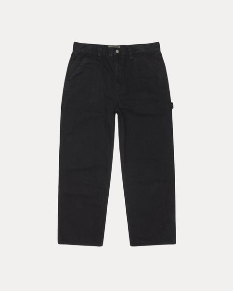 Carpenter Pant Canvas Mens Regular In Black