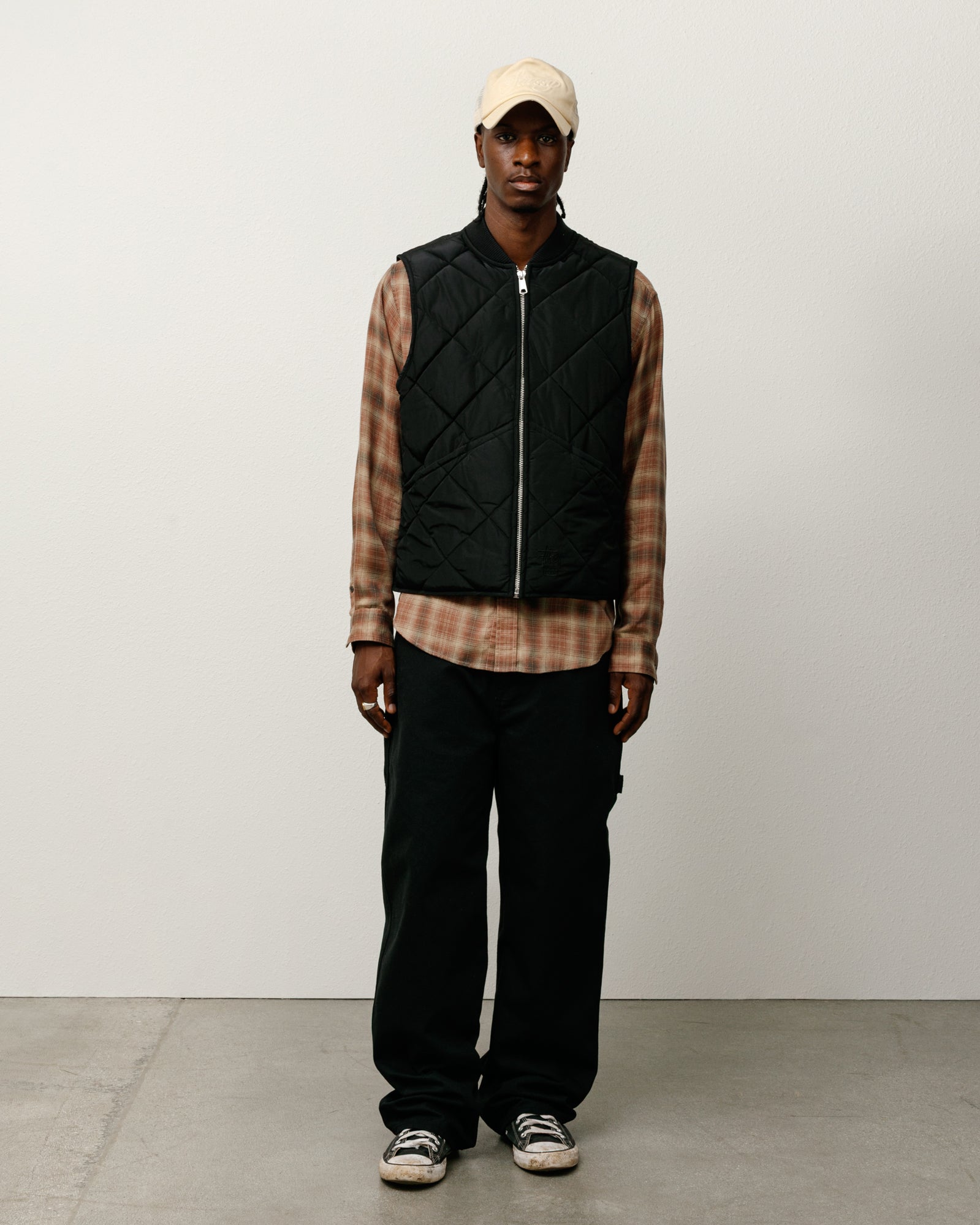 Carpenter Pant Canvas Mens Regular In Black