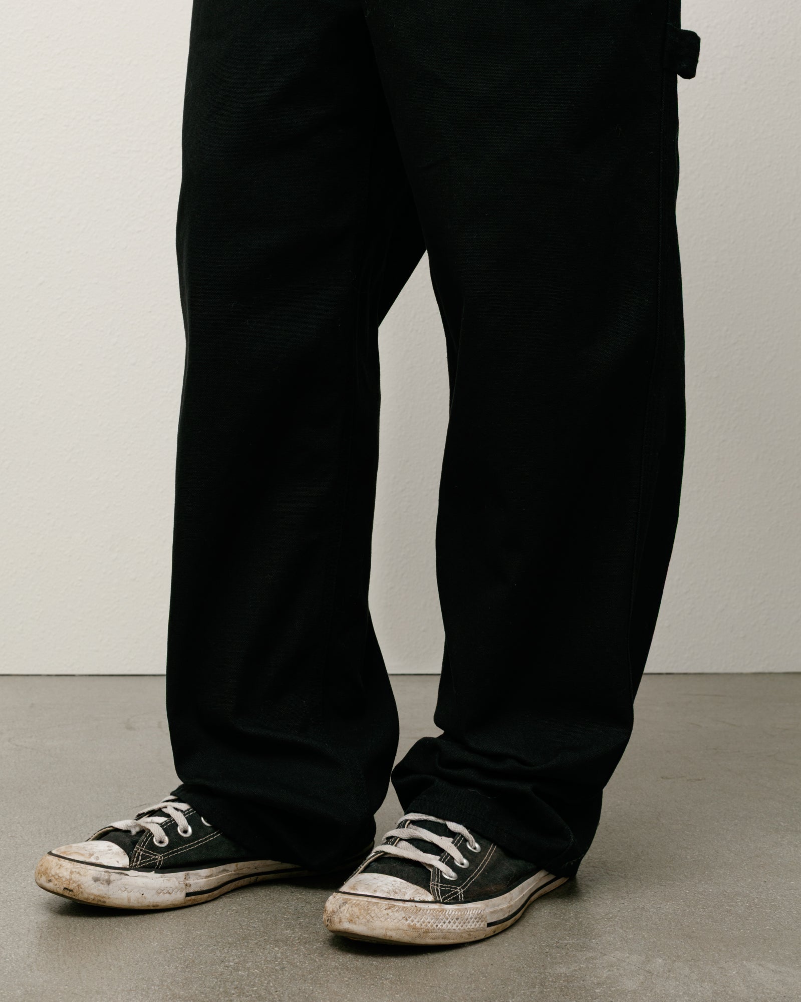 Carpenter Pant Canvas Mens Regular In Black