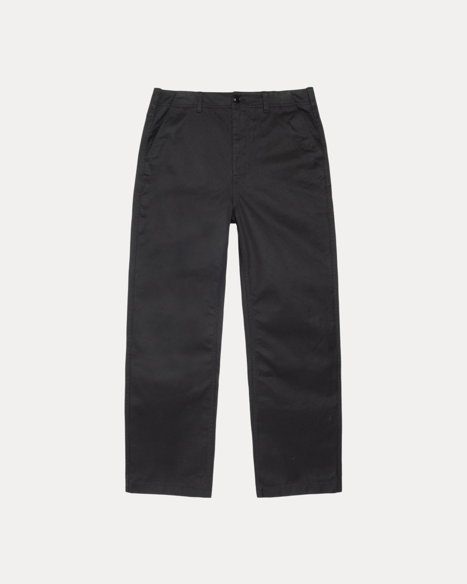 Chino Trouser Mens Regular In Black