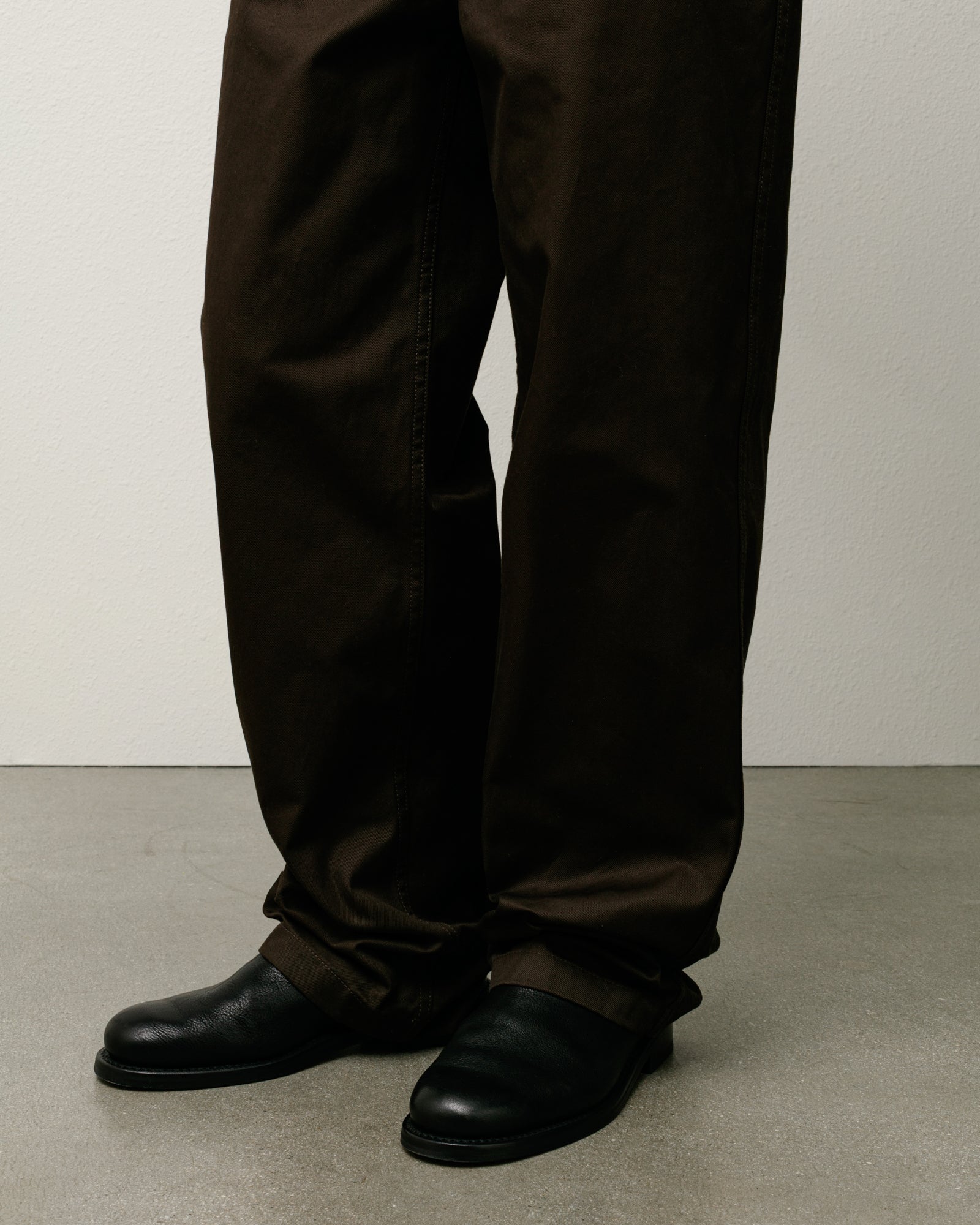 Chino Trouser Mens Regular In Brown