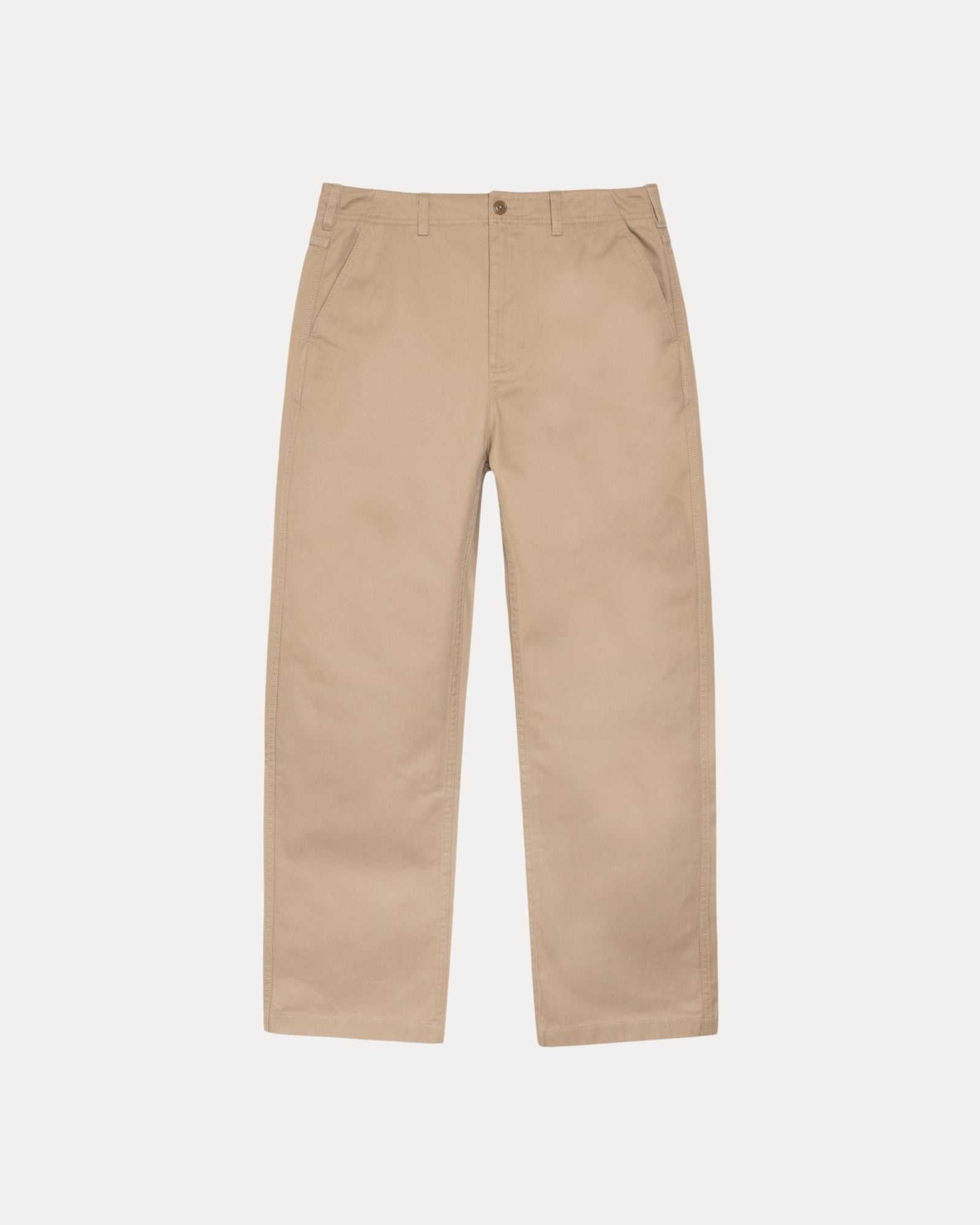 Chino Trouser Mens Regular In Khaki