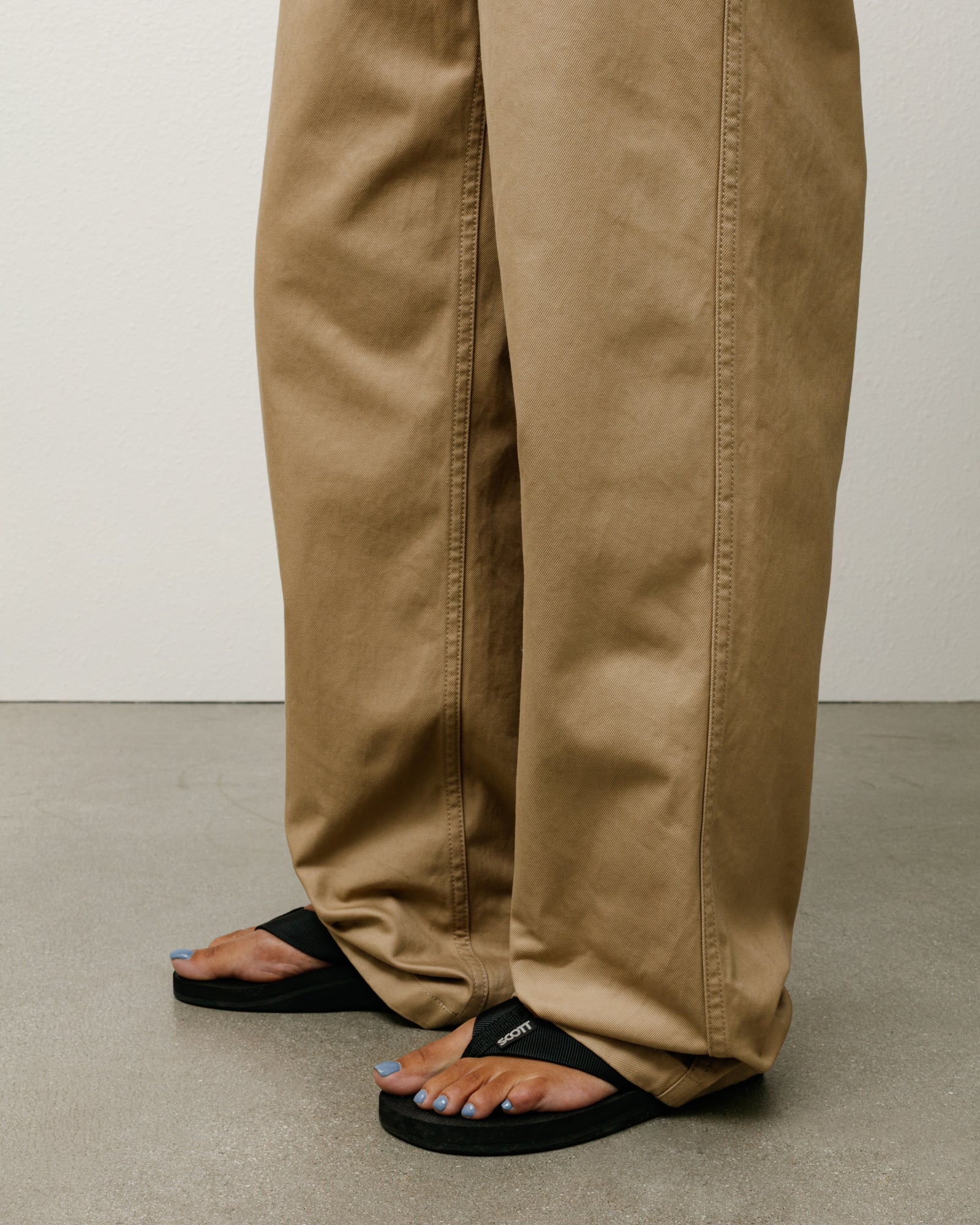 Chino Trouser Mens Regular In Khaki